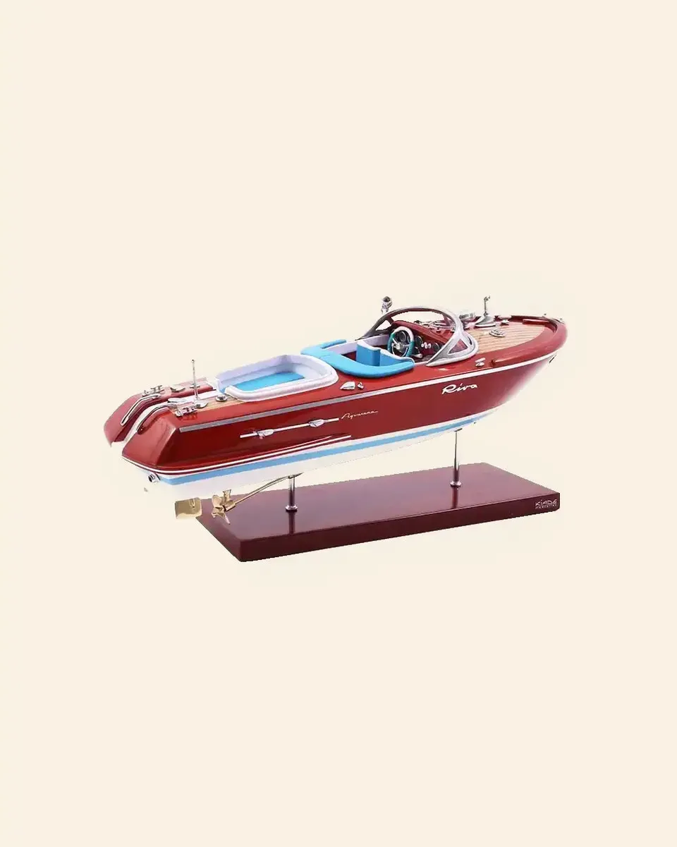 Drôle De Monsieur La Grande Maquette Bateau Modellboot 25cm Holz