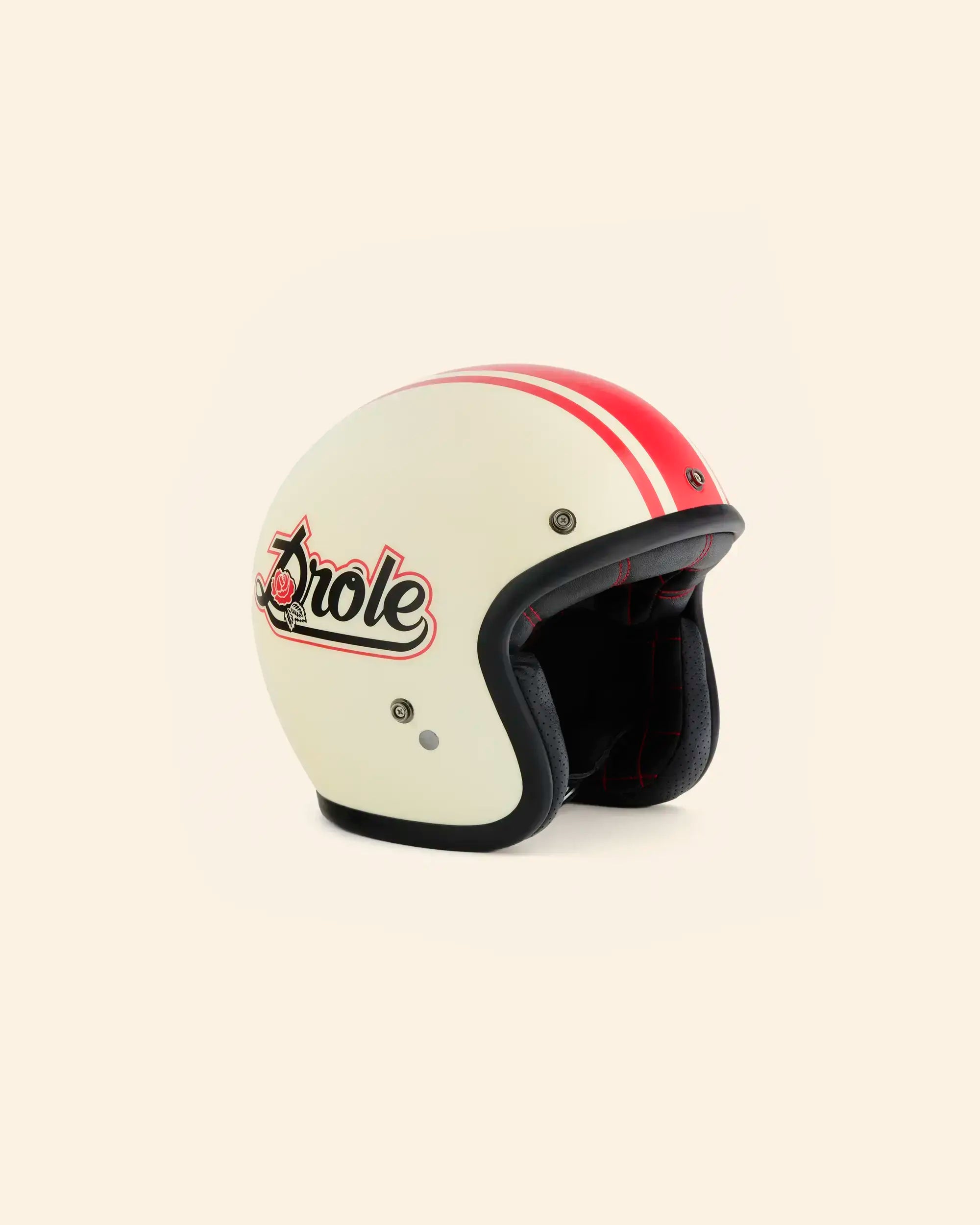 Drôle De Monsieur Casque Jethelm Creme Fiberglas One Size