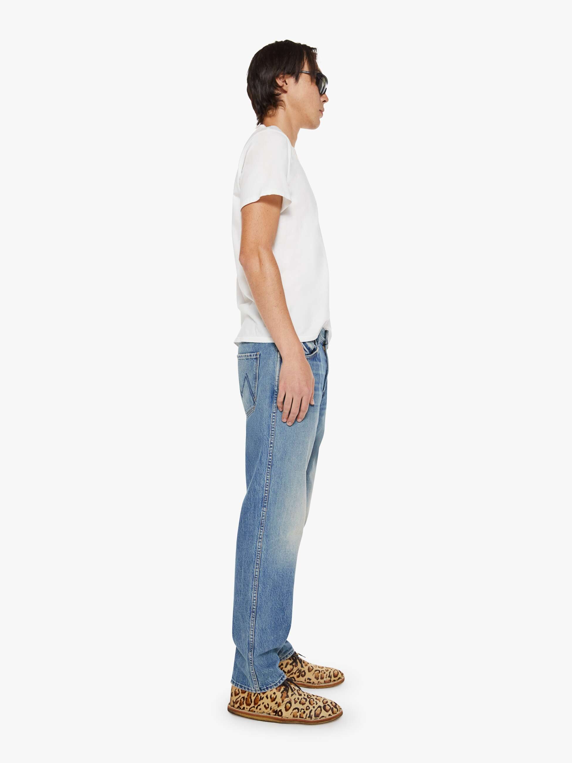 Mother The Bronco Got A Light Jeans Herren Hellblau Baumwolle