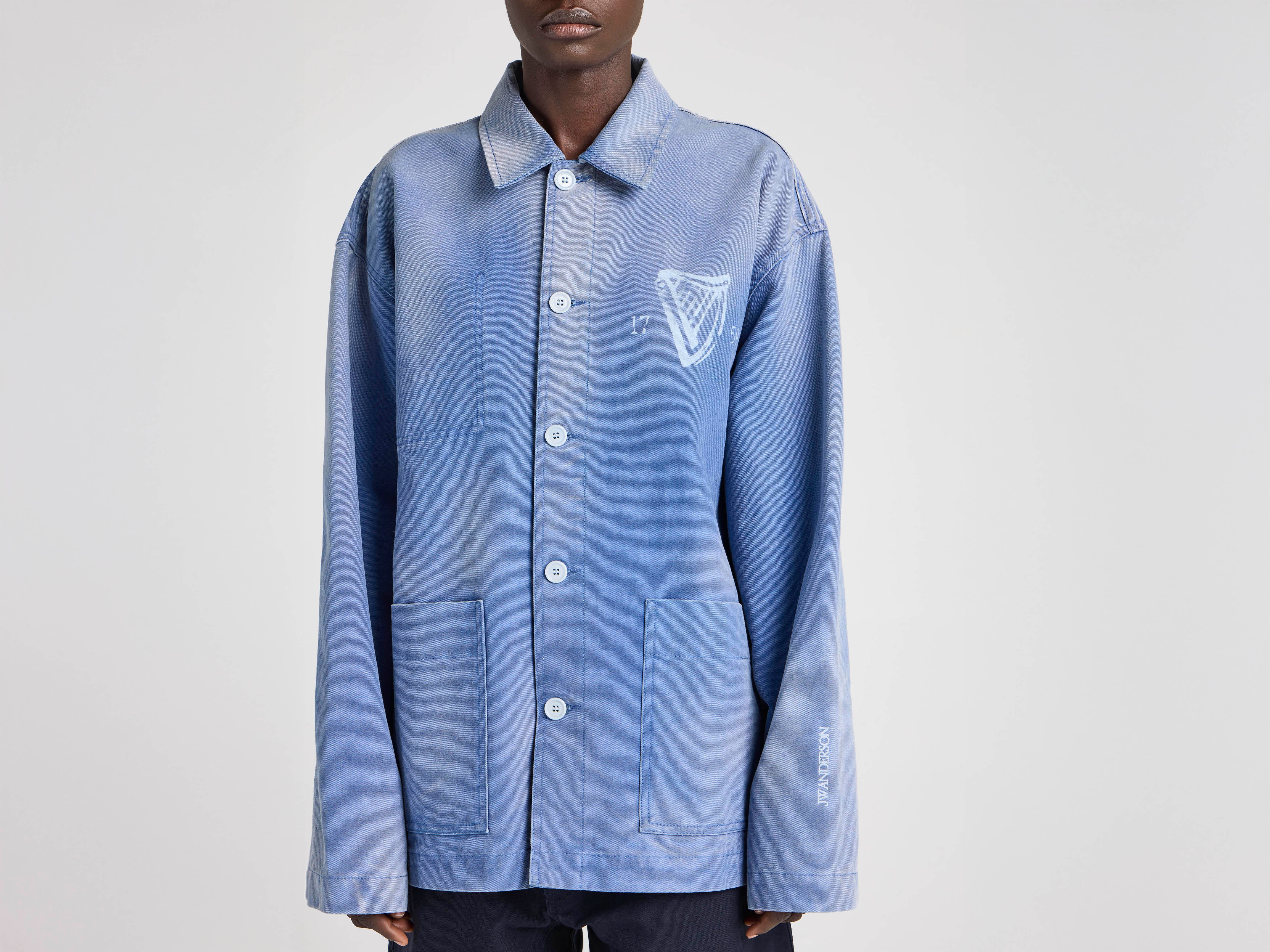 J.W.Anderson Guinness Chore Jacket Denim Mid-Blue Unisex