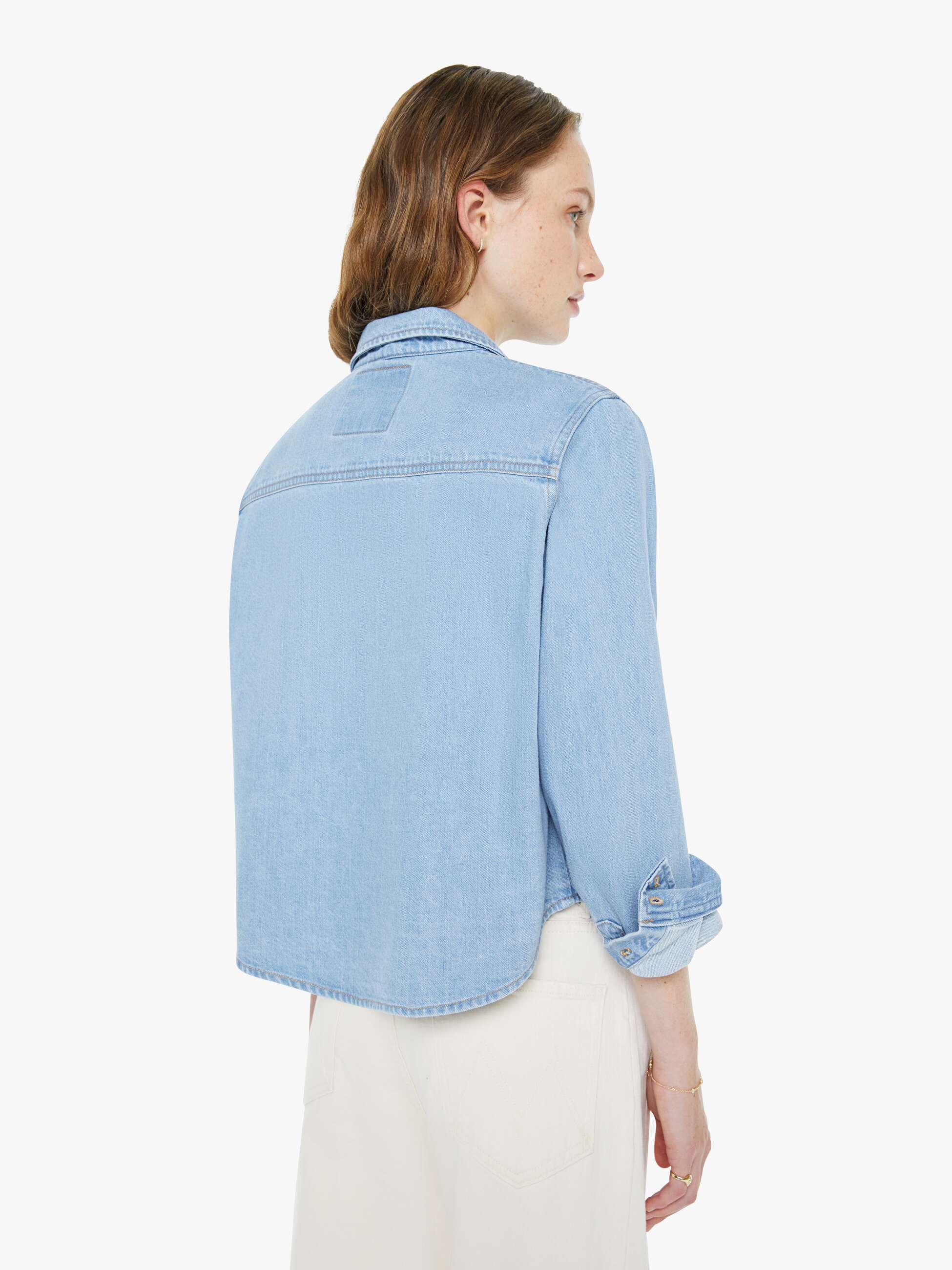 Mother Tees Honor Roll Hemd Grand Slam Hellblau Cropped