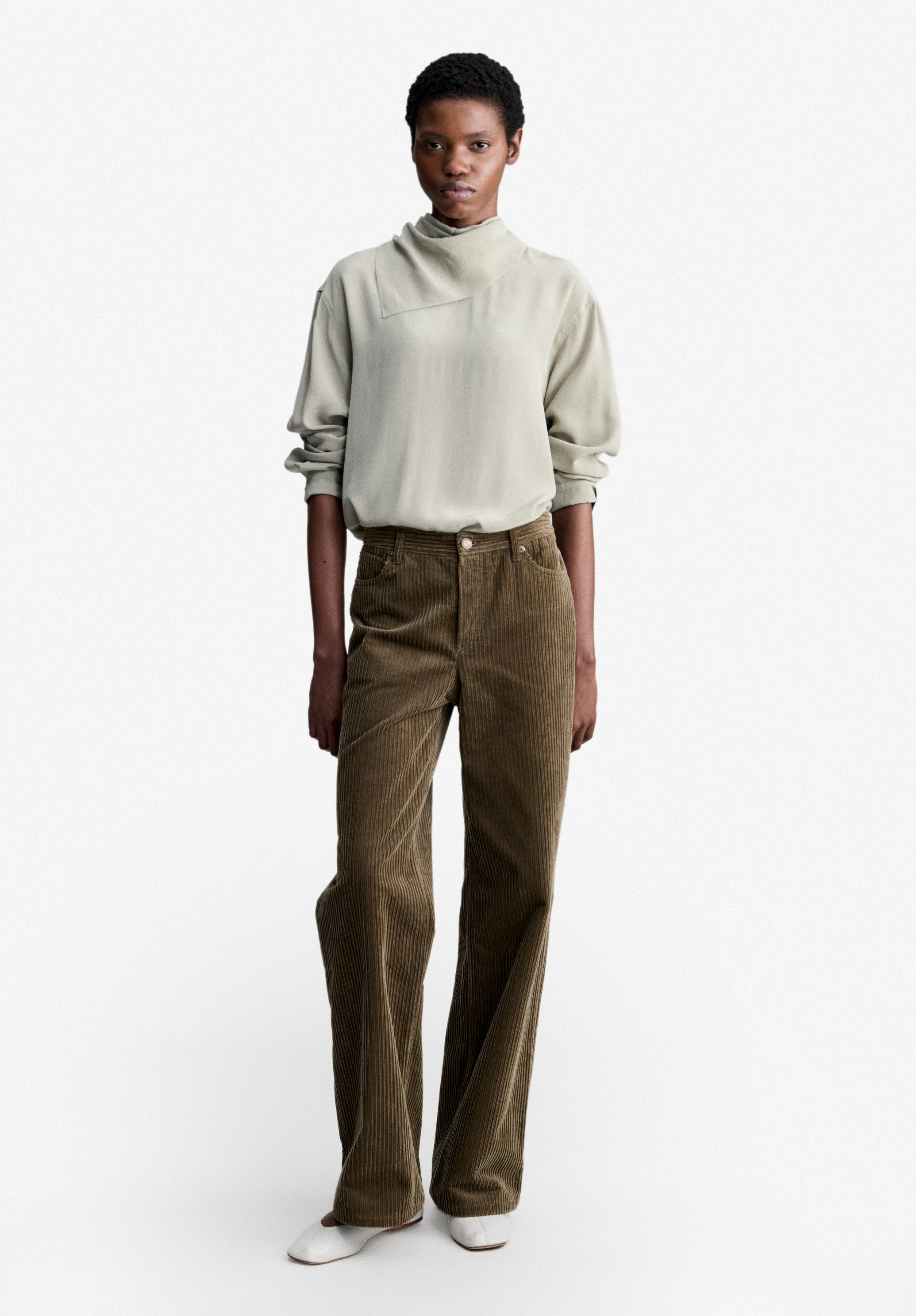 A.P.C. Jeans Elisabeth für Damen, weiter Schnitt mit Double Knee, mittelhoch