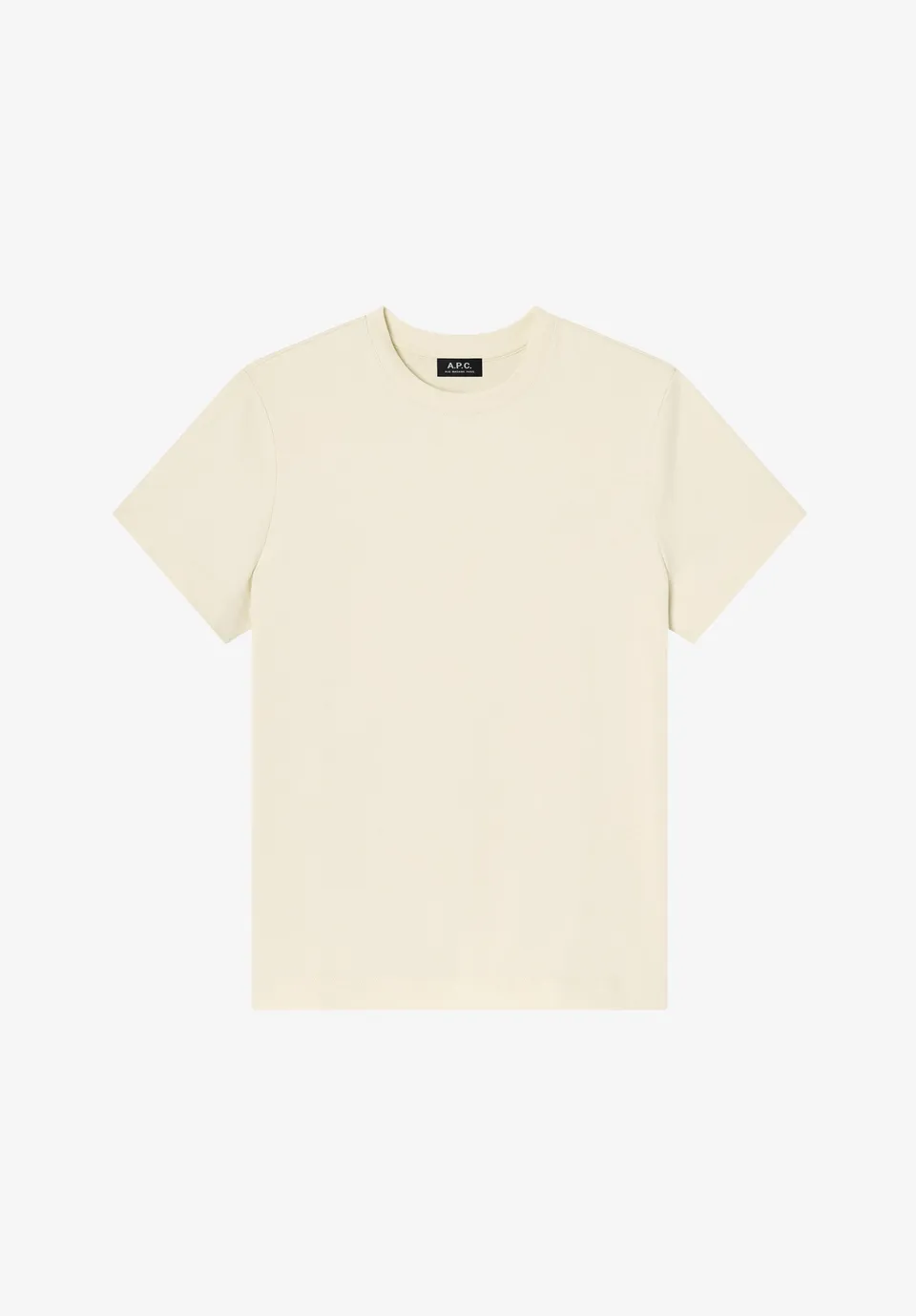 A.P.C. T-Shirt Bio-Baumwolle weiß Kurzarm
