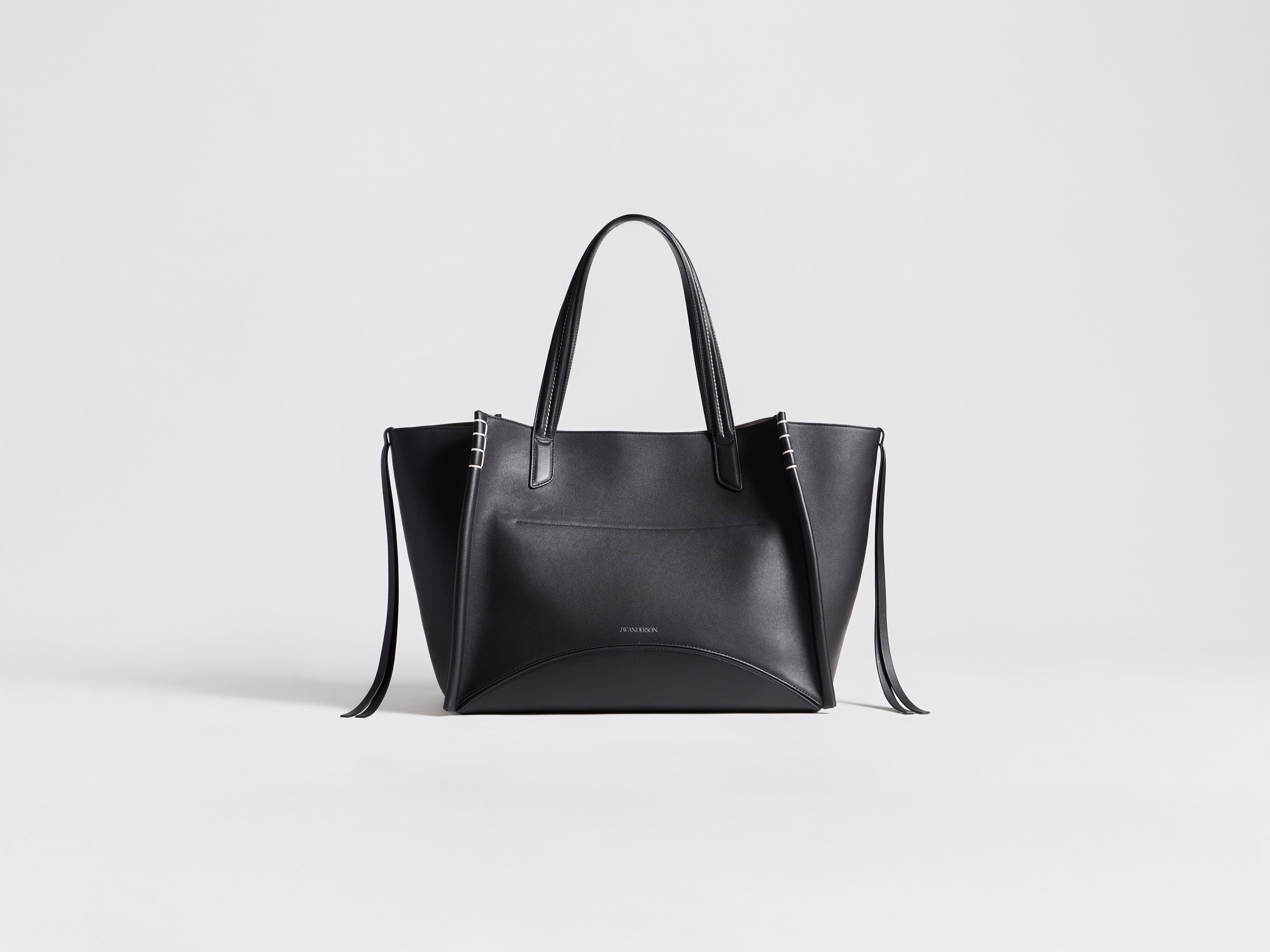 J.W.Anderson Loafer Cabas Tasche Schwarz Leder