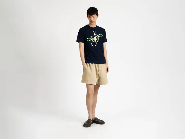 J.W.Anderson Drawstring Shorts kurze Hose beige Kordelzug