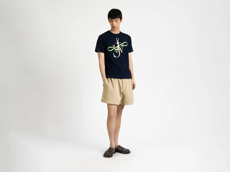 J.W.Anderson Drawstring Shorts kurze Hose beige Kordelzug