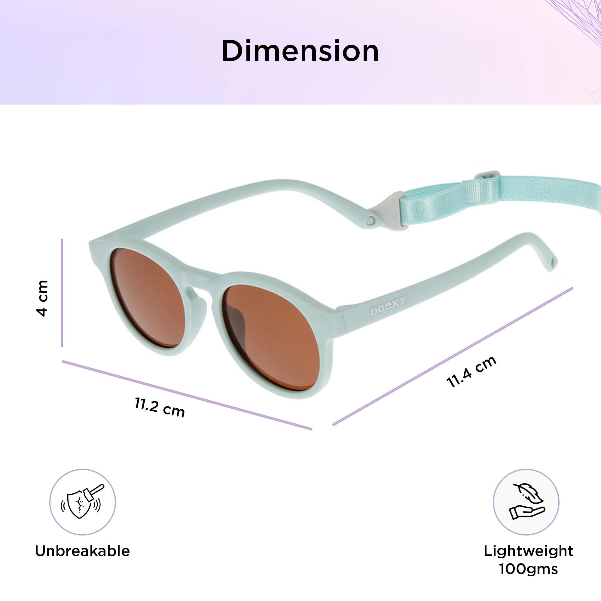 Dooky Sunglasses Baby-Sonnenbrille 6-36 Monate Blau UV400