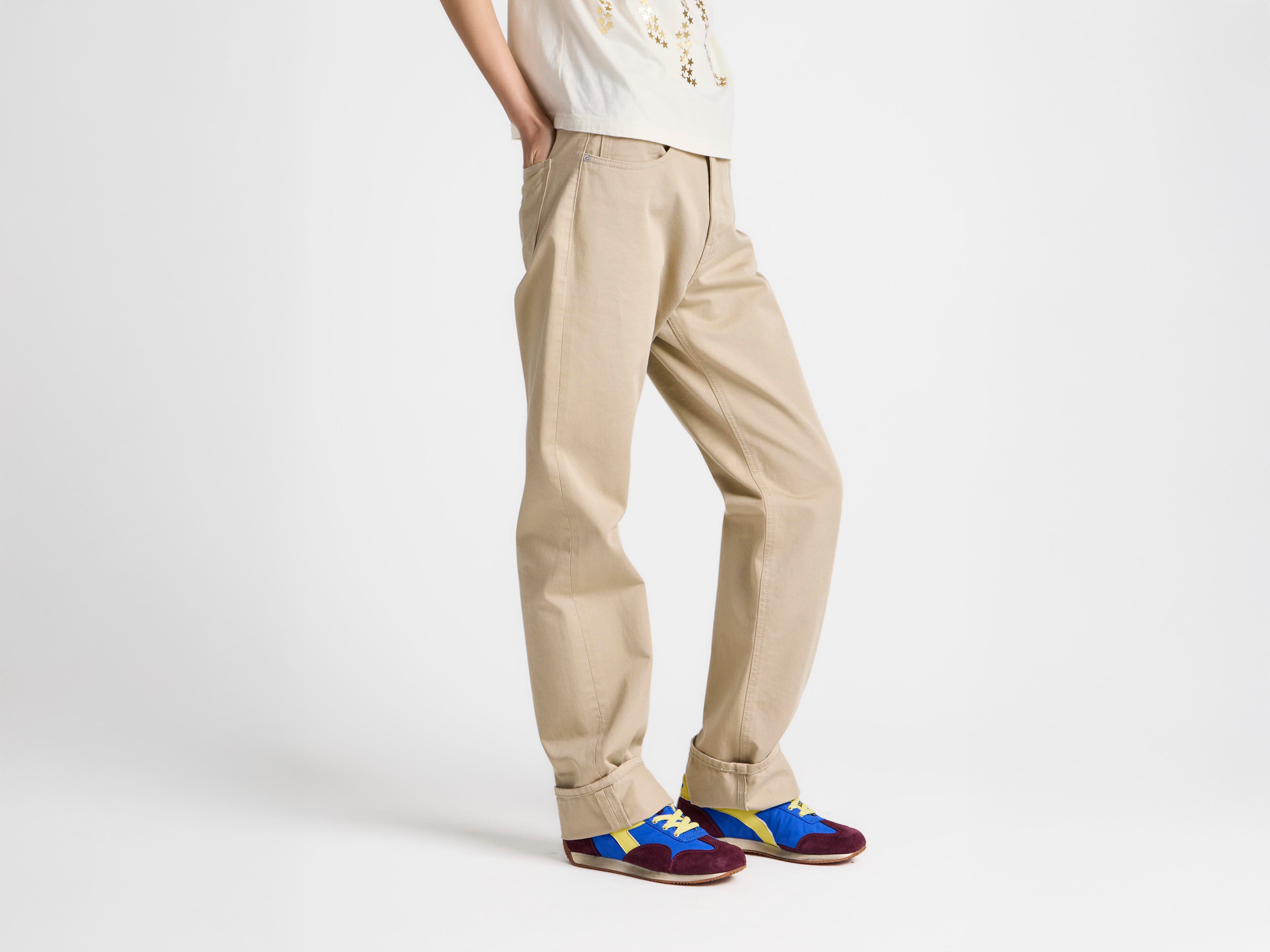 J.W.Anderson Jeans Straight Leg Damenjeans Beige Japan Denim