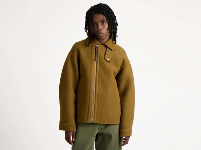 J.W.Anderson Double Faced Fireman Jacke Tabak Herren