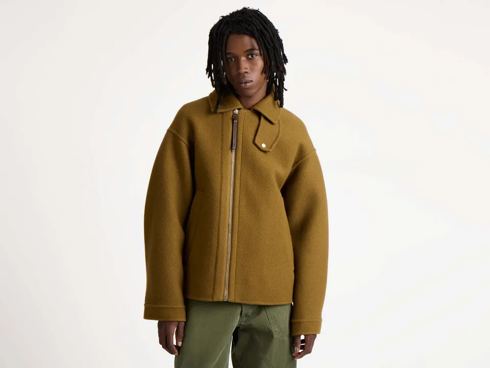 J.W.Anderson Double Faced Fireman Jacke Tabak Herren