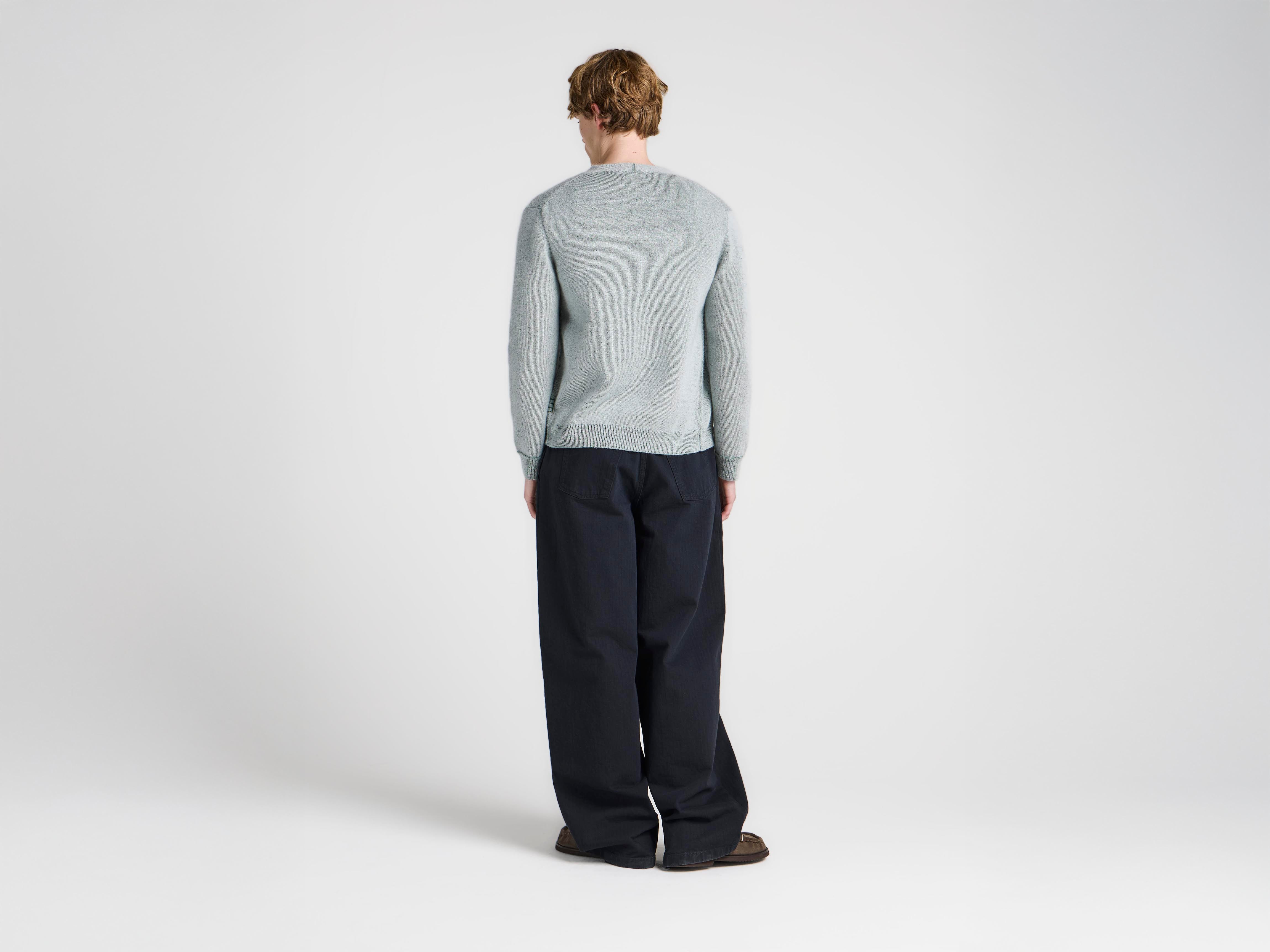 J.W.Anderson Knitwear Mohair Cardigan Herren Hellgrau