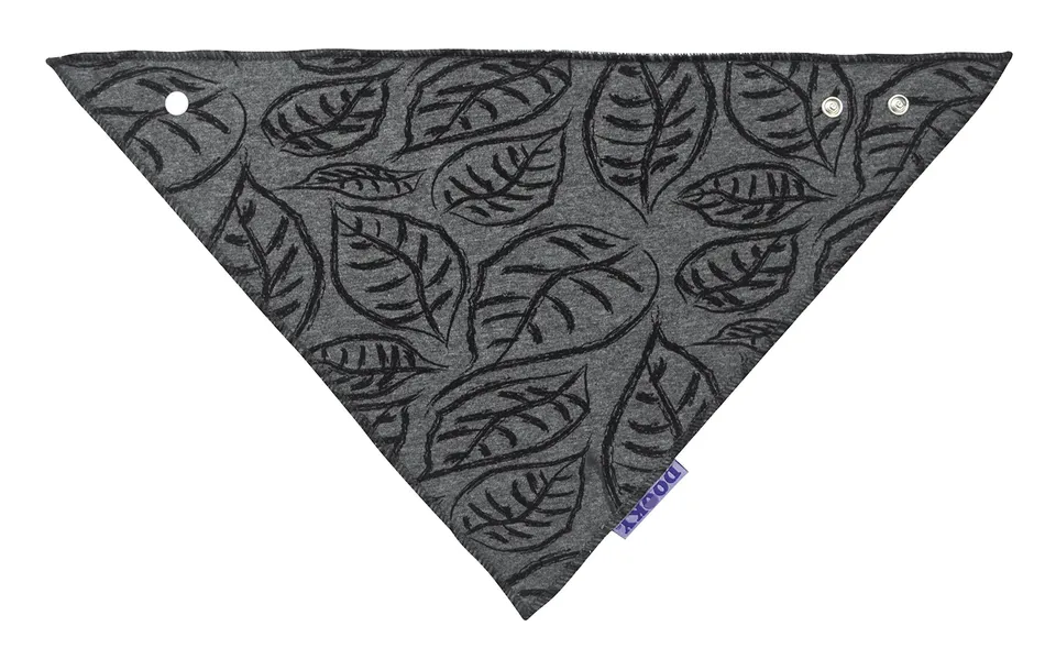 Dooky Care Dribble Bib Lätzchen Grey Leaves Druckknopf