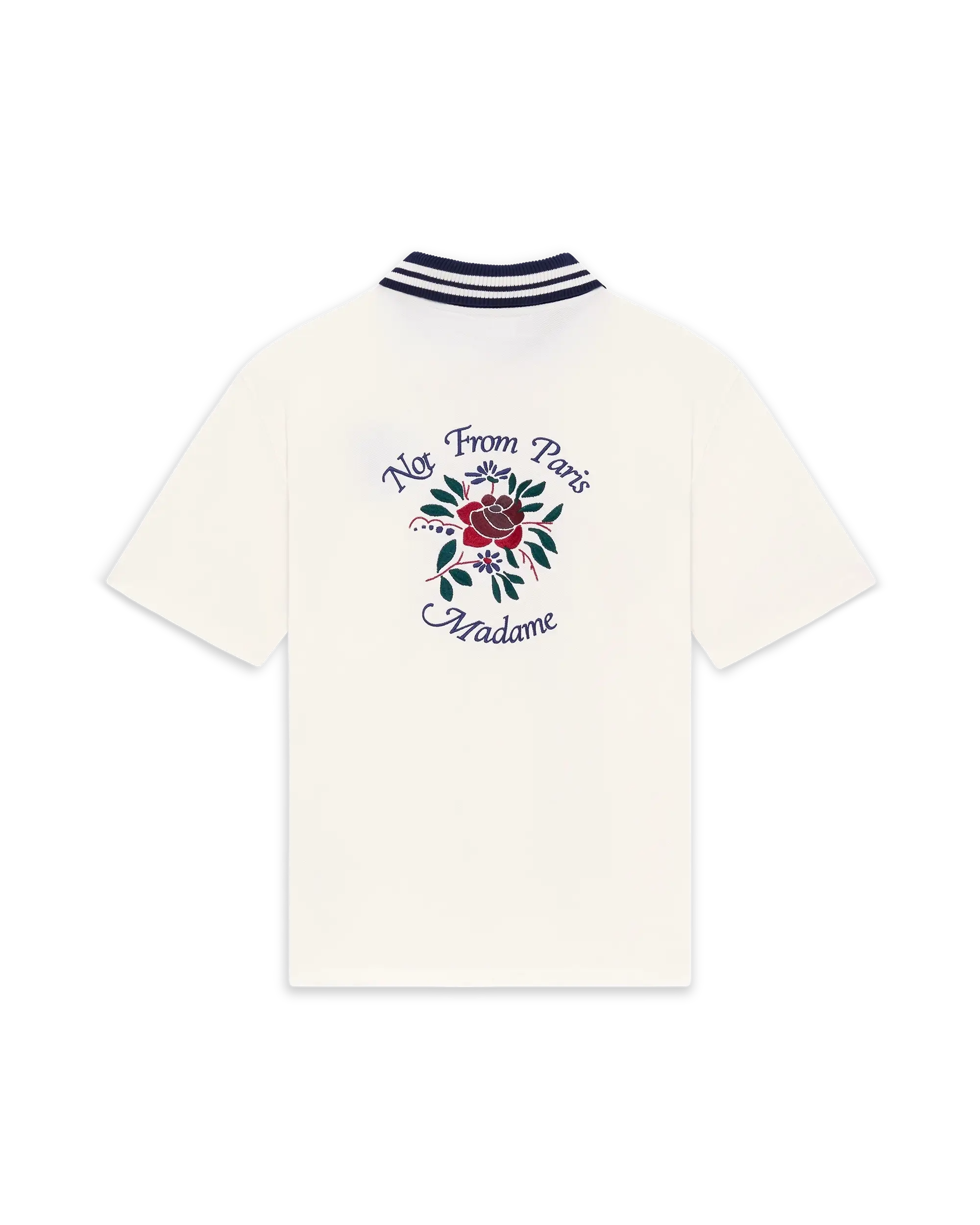 Drôle De Monsieur Slogan Rose Hemd Off White Piqué