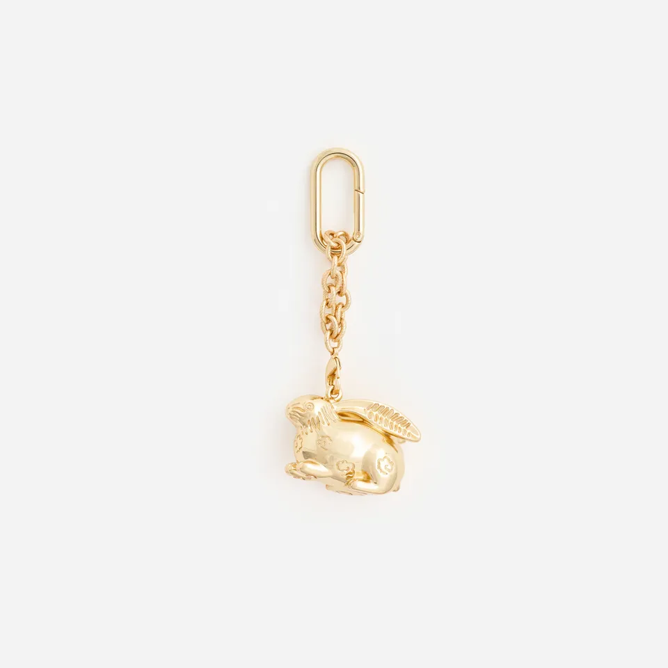 Self Portrait Crystal Bunny Taschenanhänger gold Hase