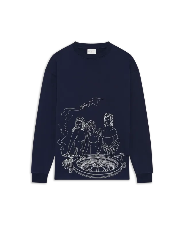 Drôle De Monsieur Casino Longsleeve T-Shirt navy