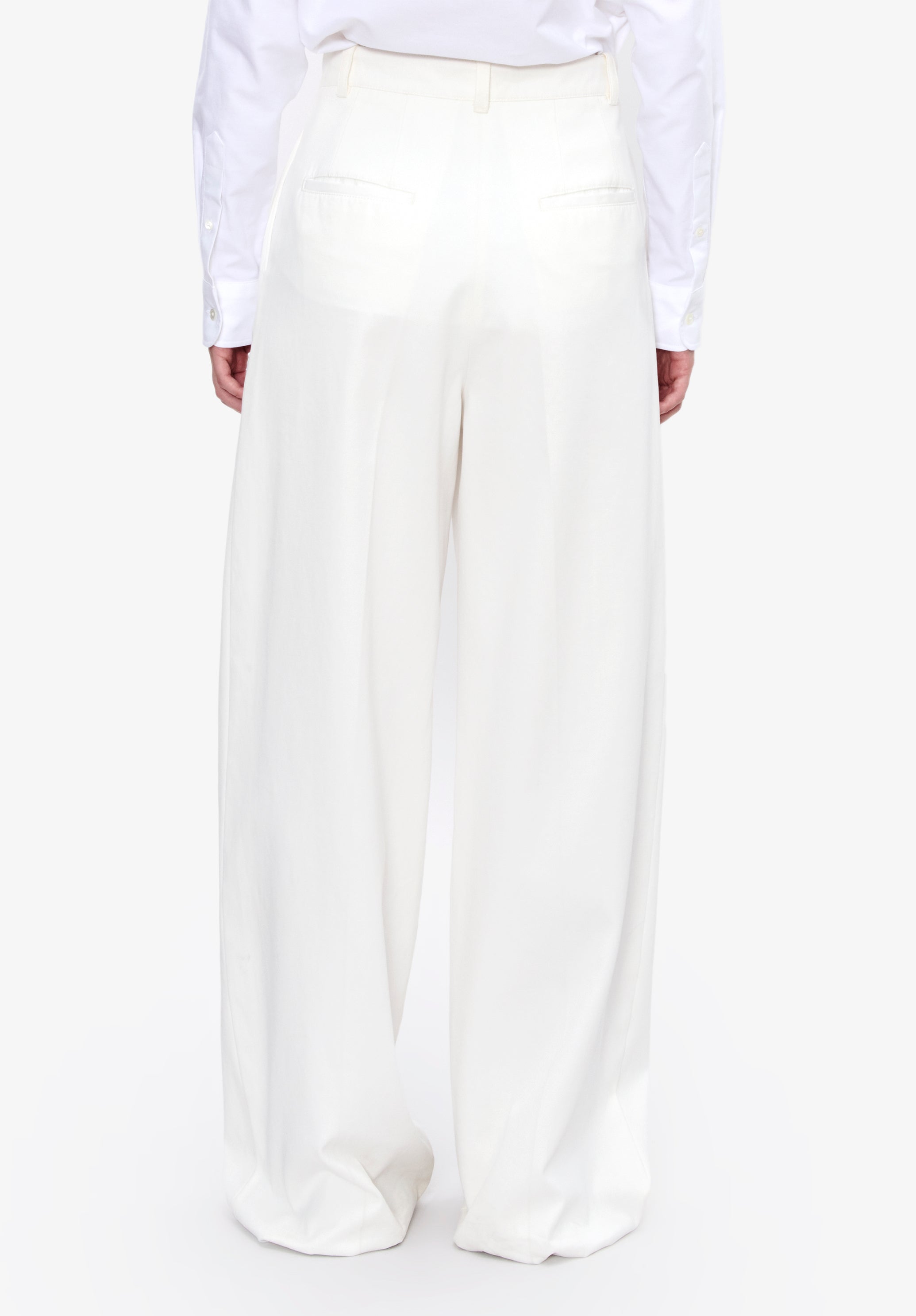 A.P.C. Ginny Hose Baumwolle Gr. 38 weiß weit