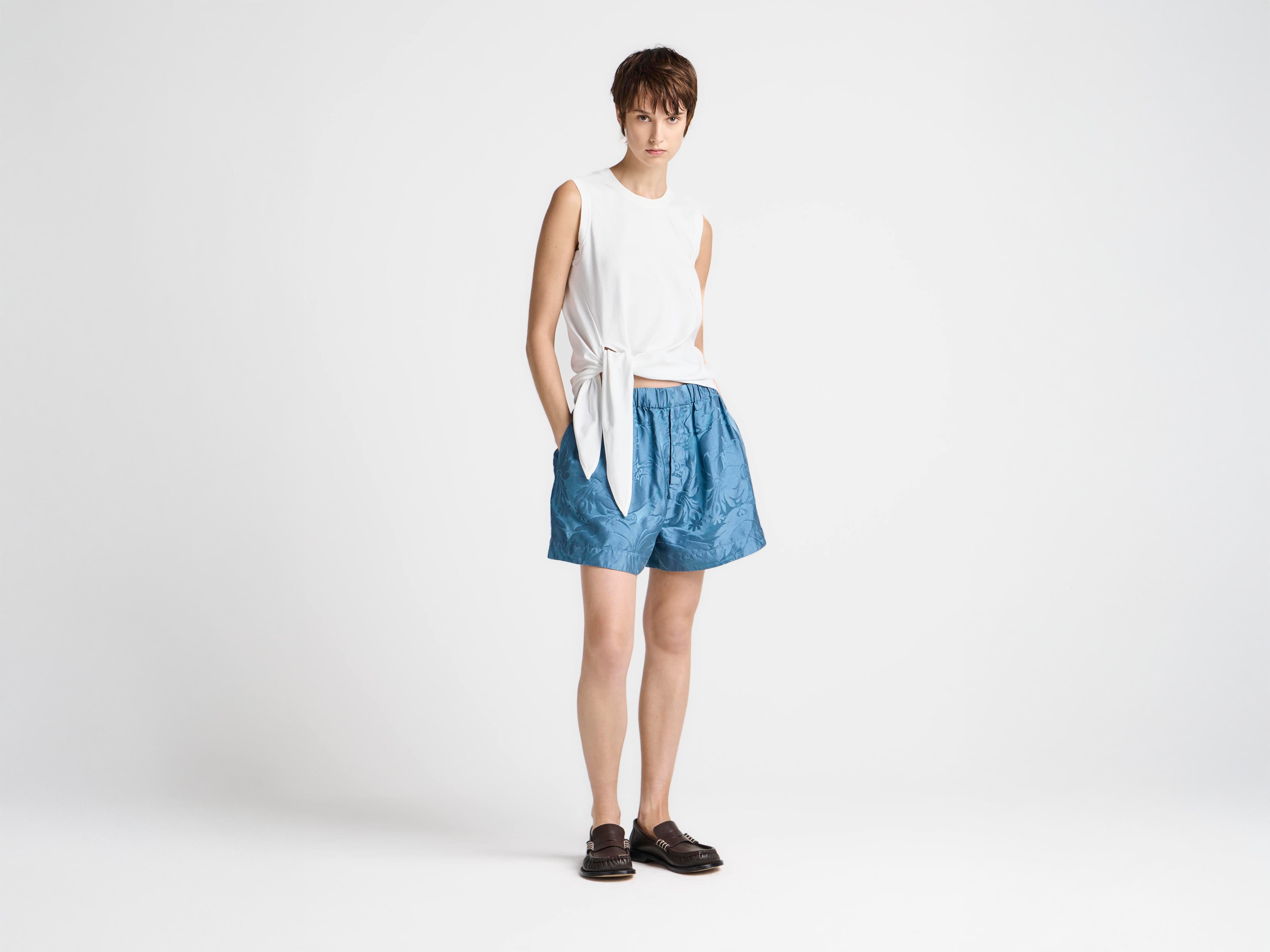 J.W.Anderson Hem Knot Tank Top Weiß Jersey