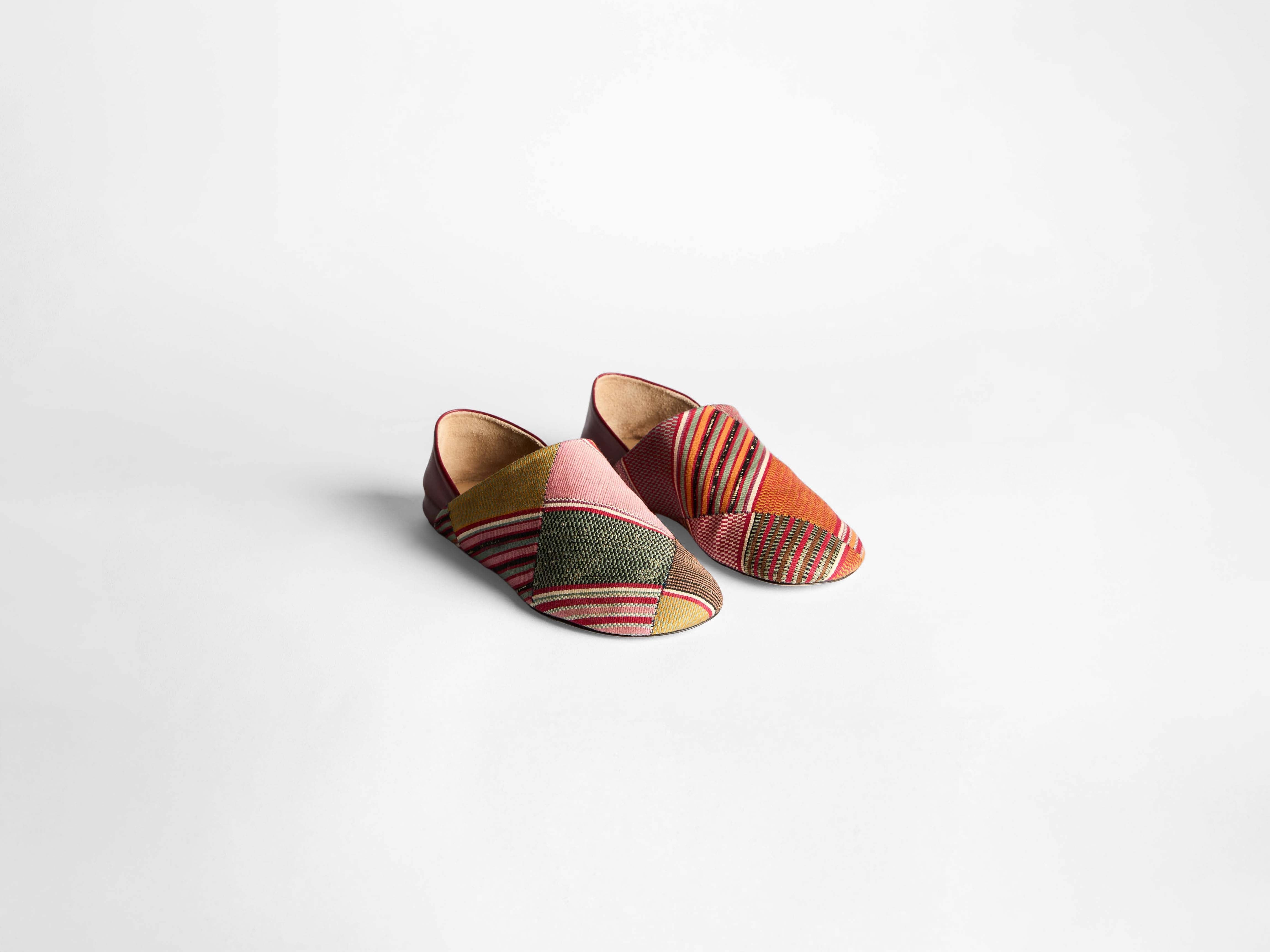 J.W.Anderson Slipper Mules Herren rot multi Jacquard