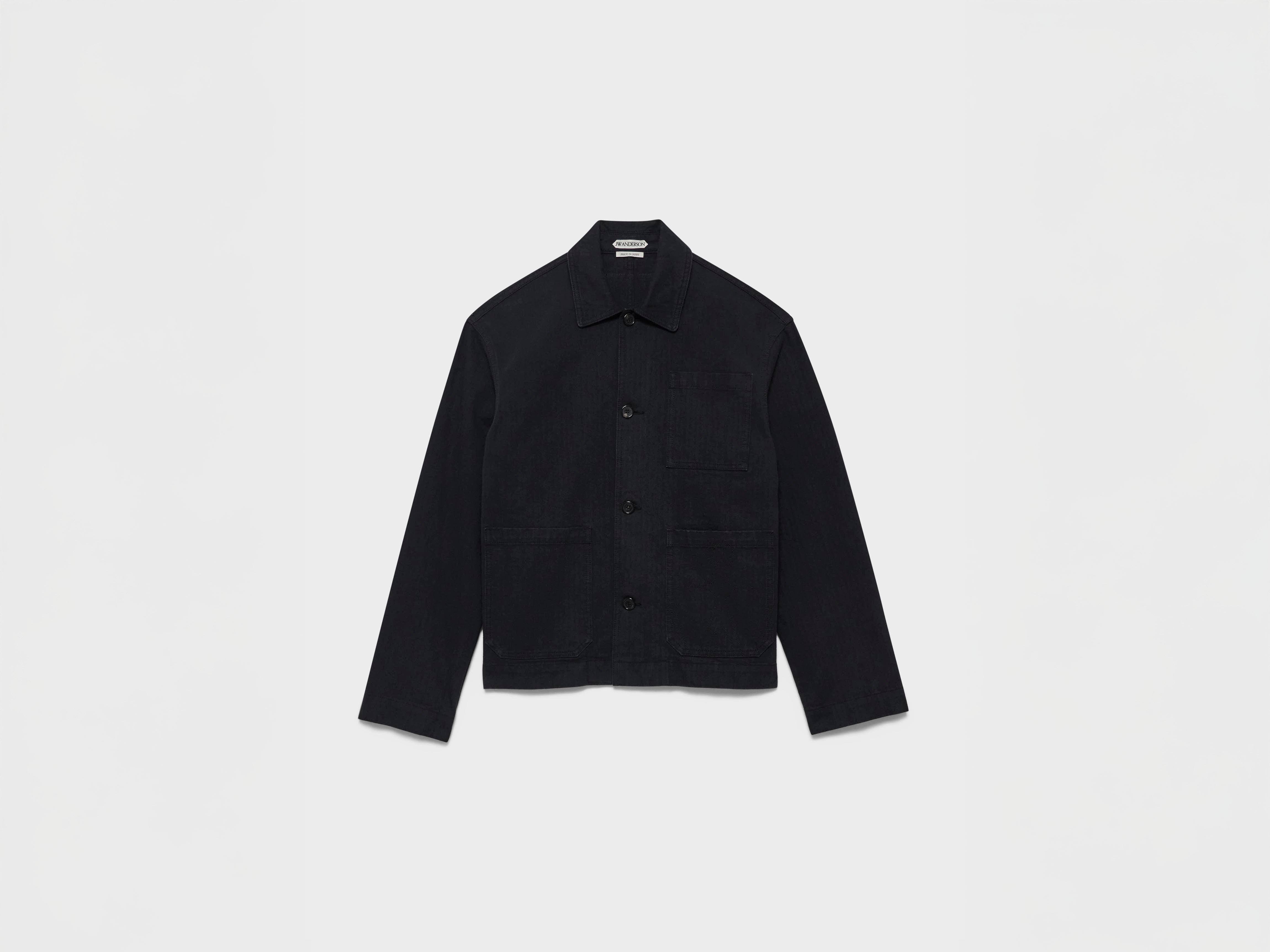 J.W.Anderson Workwear Patch Pocket Jacke Herren schwarz