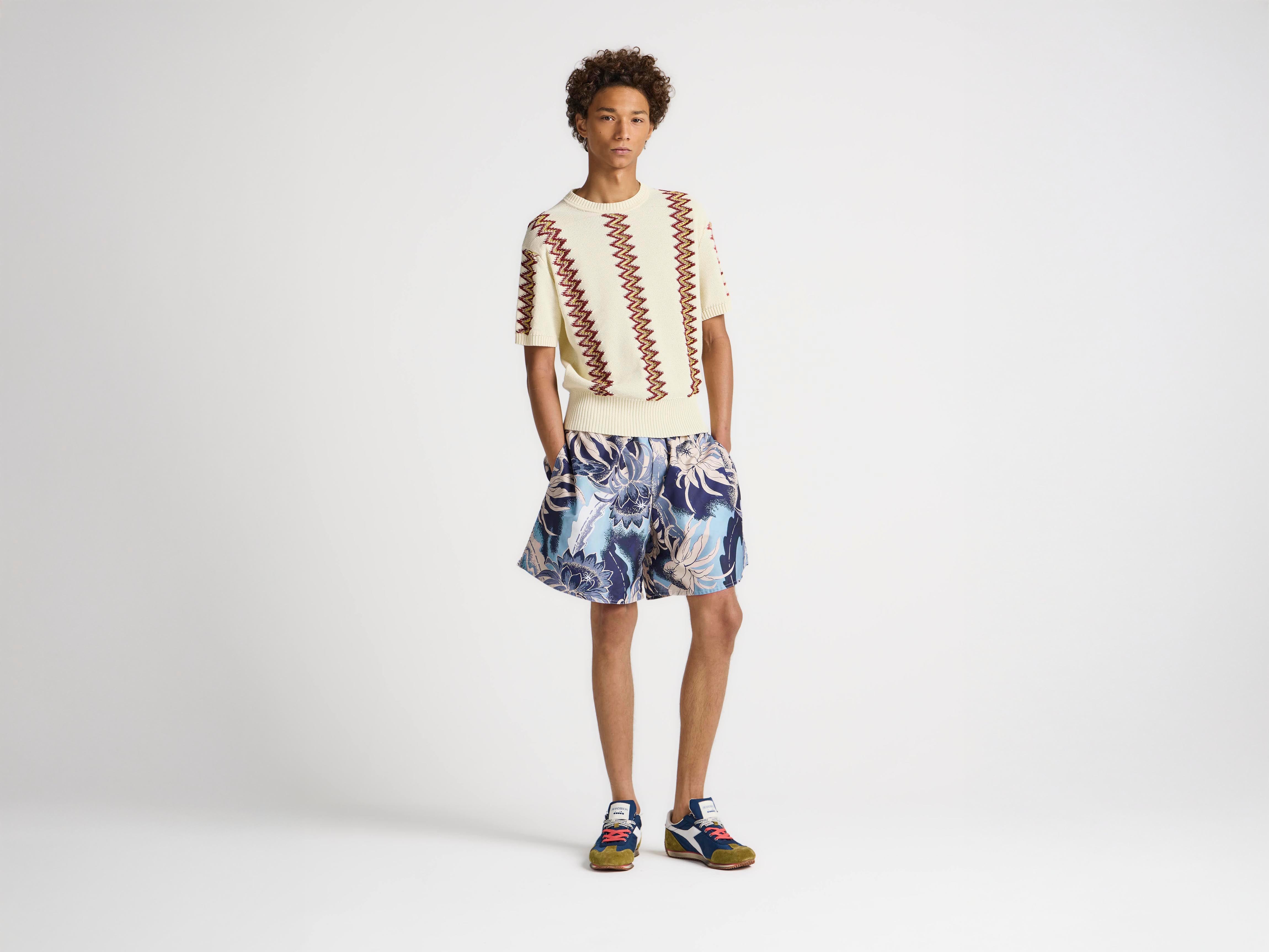 J.W.Anderson Swim Hawaiian Shorts Badehose Saphir Floral