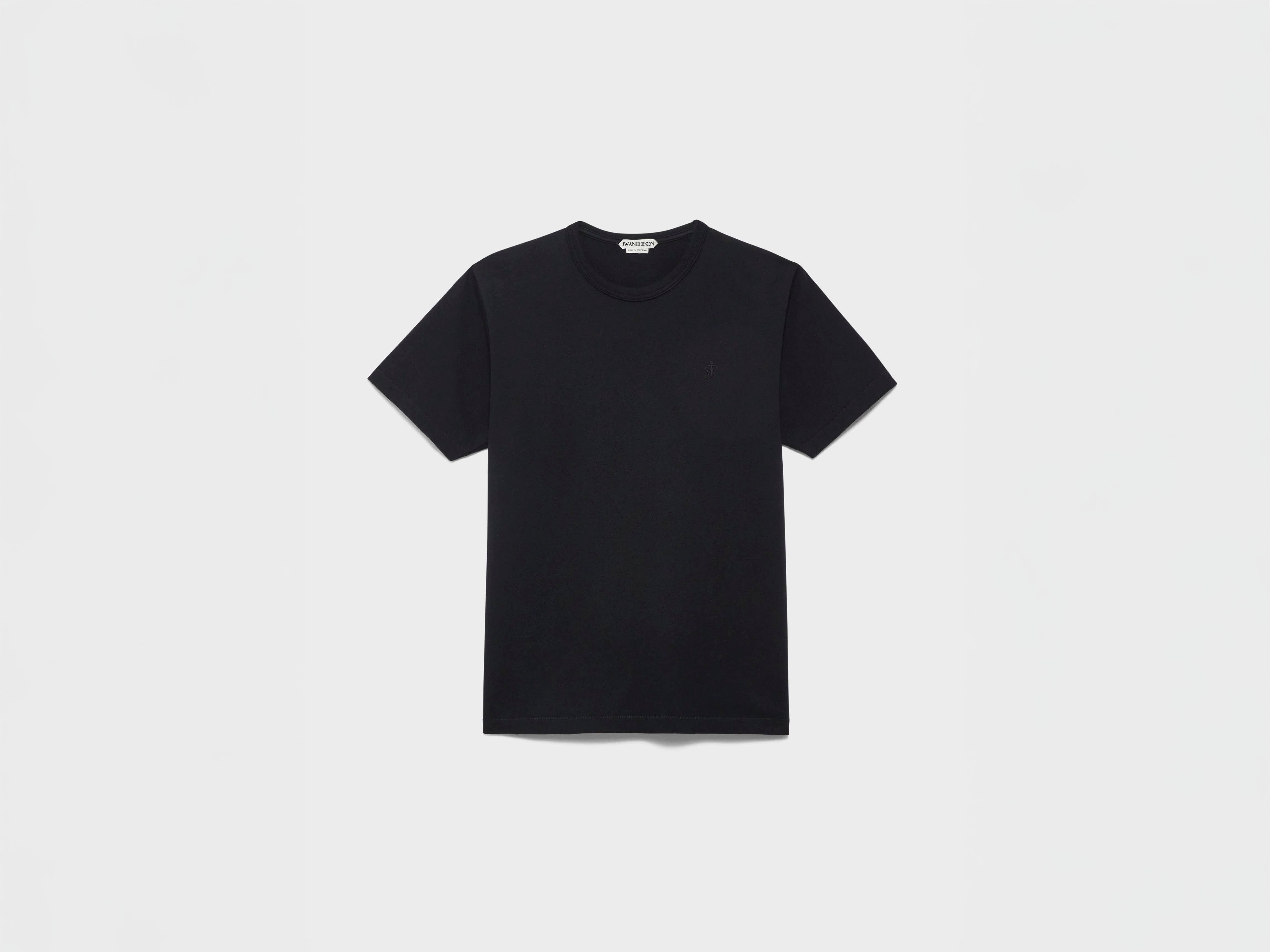 J.W.Anderson Anchor T-Shirt Herren Schwarz Stickerei