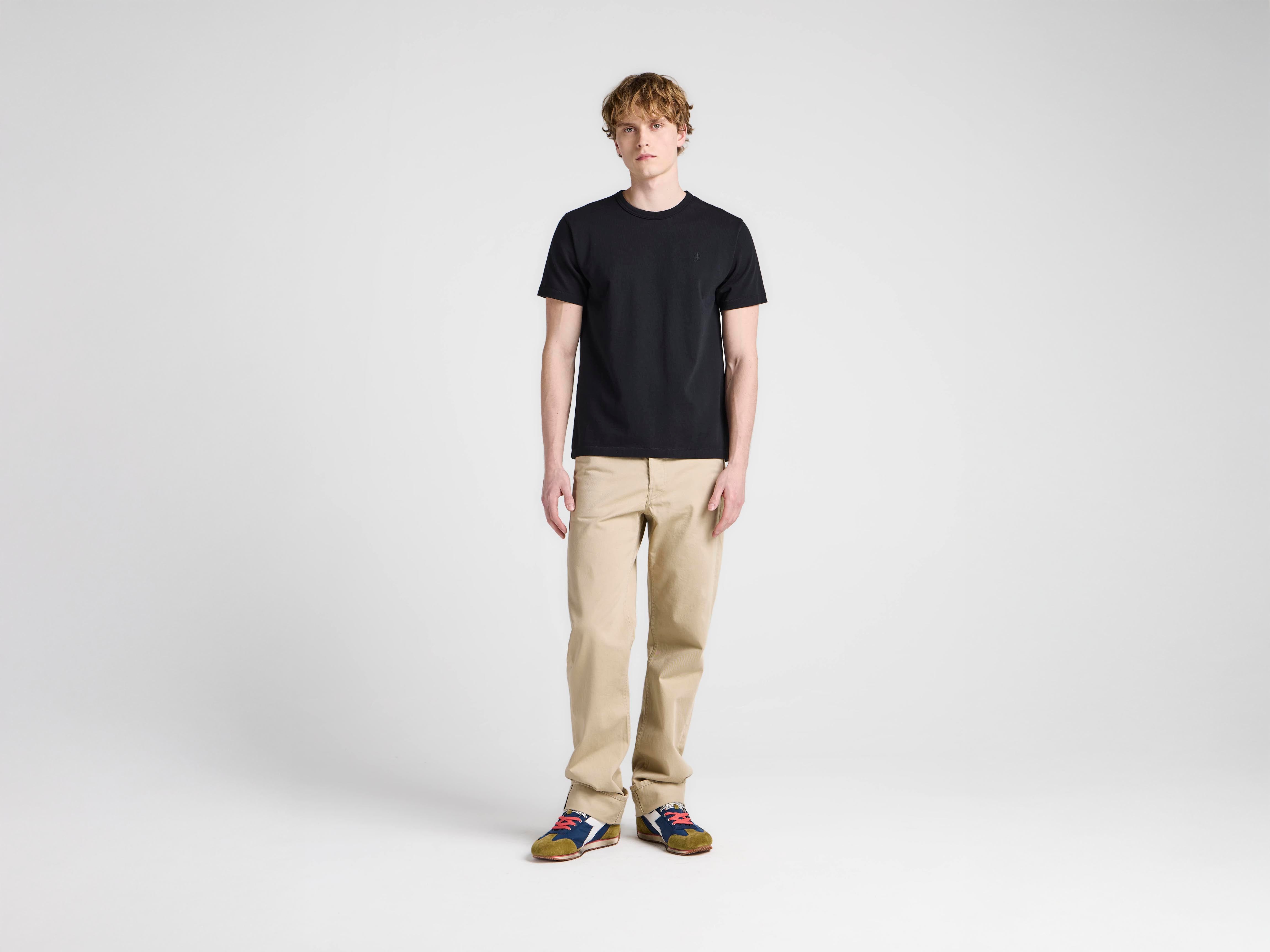 J.W.Anderson Anchor T-Shirt Herren Schwarz Stickerei