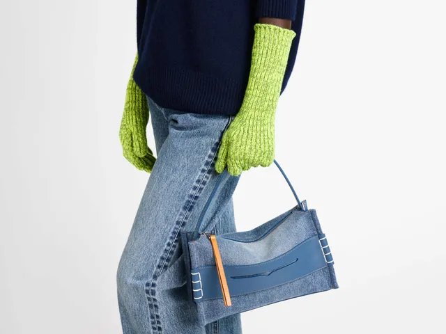 J.W.Anderson Mouline Gloves Handschuhe Neongelb OS