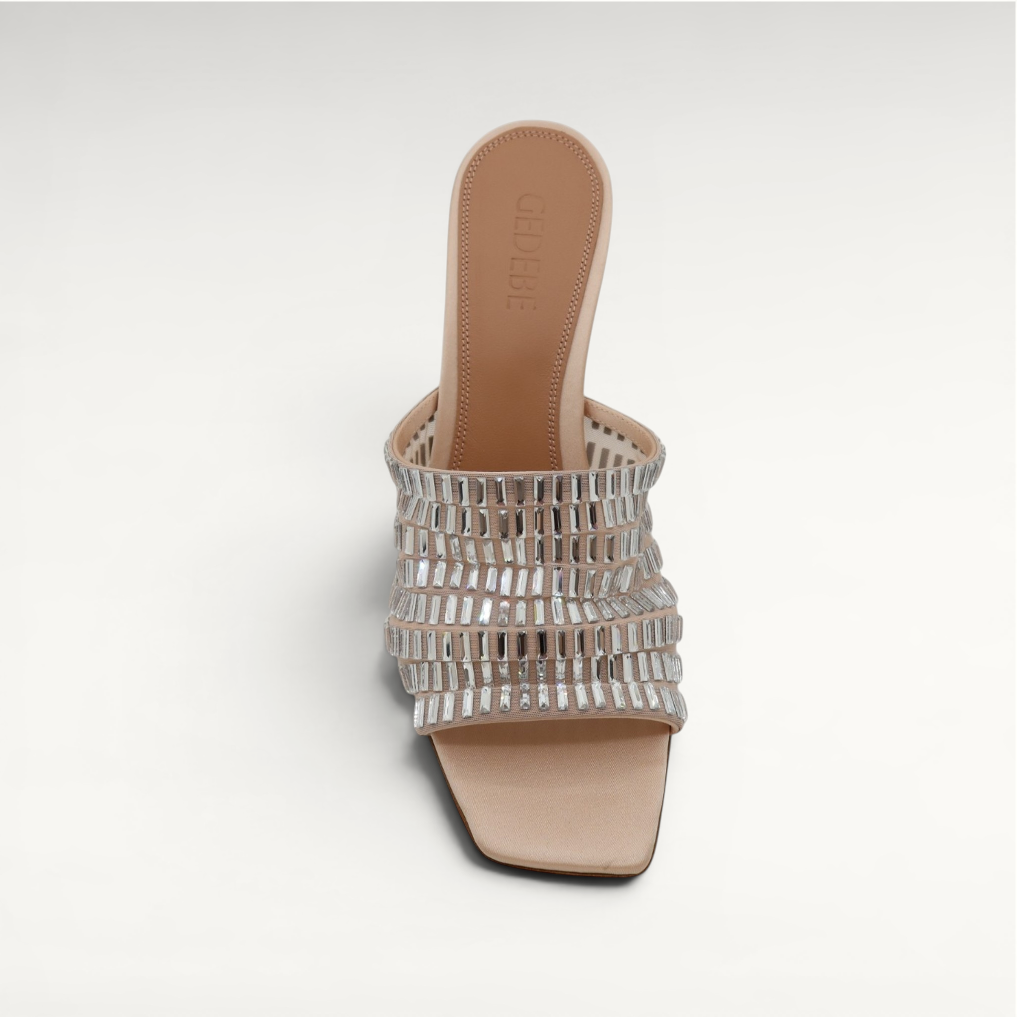 Gedebe Lumière Mule Mules Kristall Gr. 38