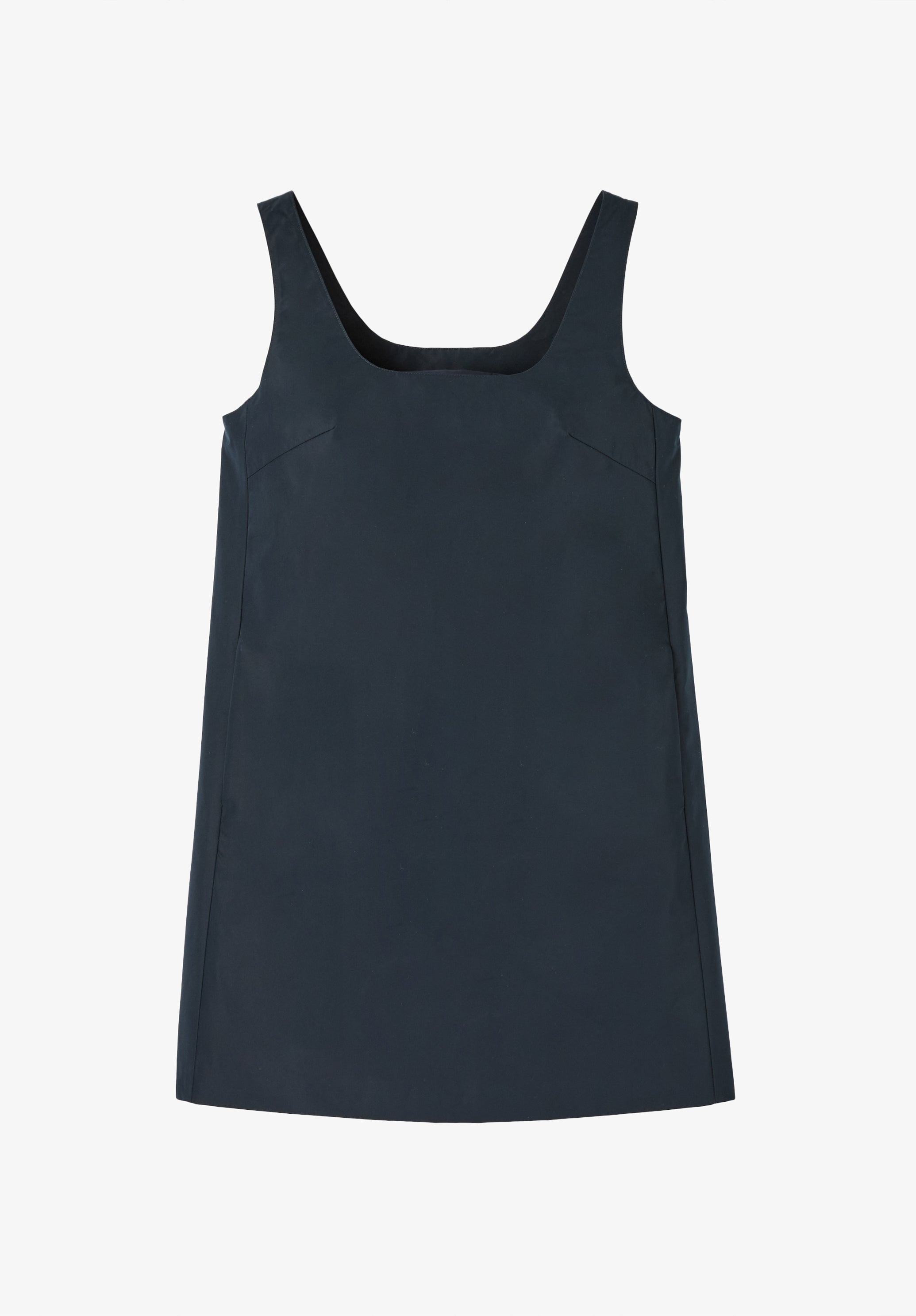 A.P.C. Trägerkleid Taft Marineblau Weit Gr. 34-42