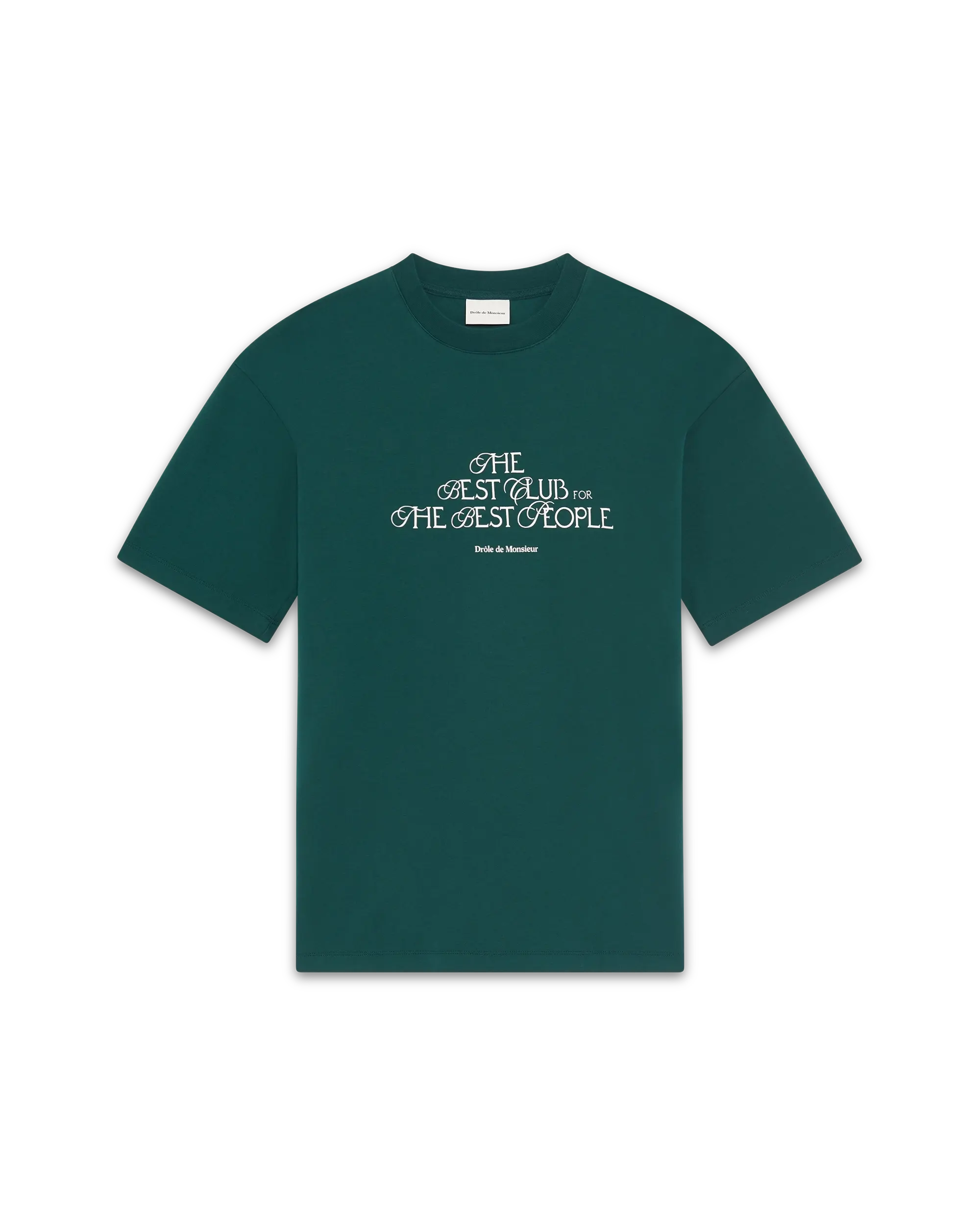 Drôle De Monsieur The Best Club T-Shirt Dunkelgrün