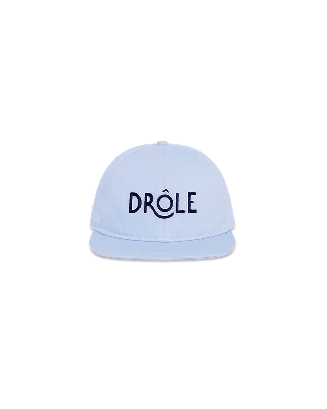Drôle De Monsieur Casquette Drôle Cap Hellblau Baumwolle
