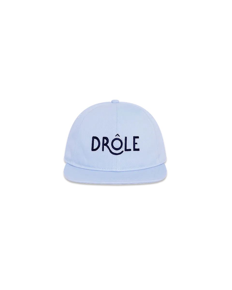Drôle De Monsieur Casquette Drôle Cap Hellblau Baumwolle