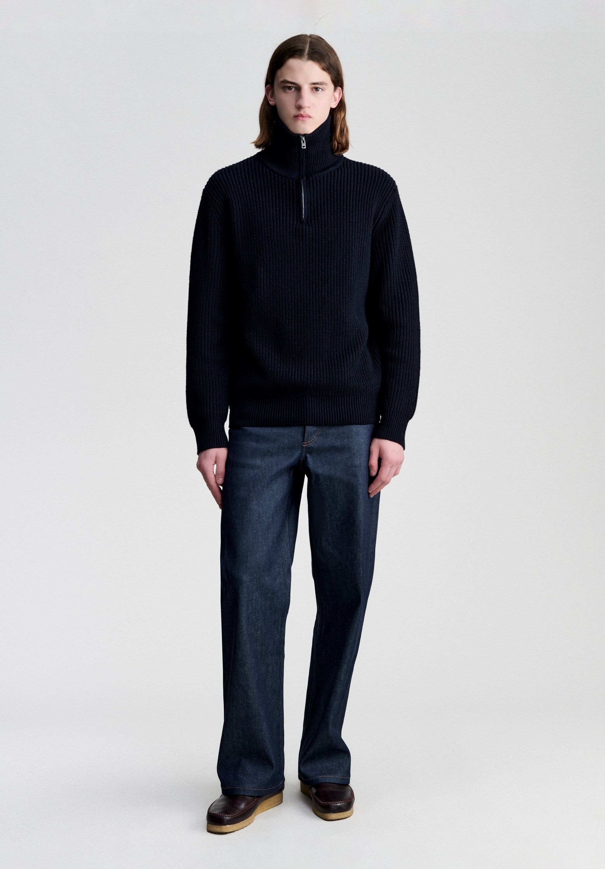 A.P.C. Troyer Pullover Strickpullover Marineblau
