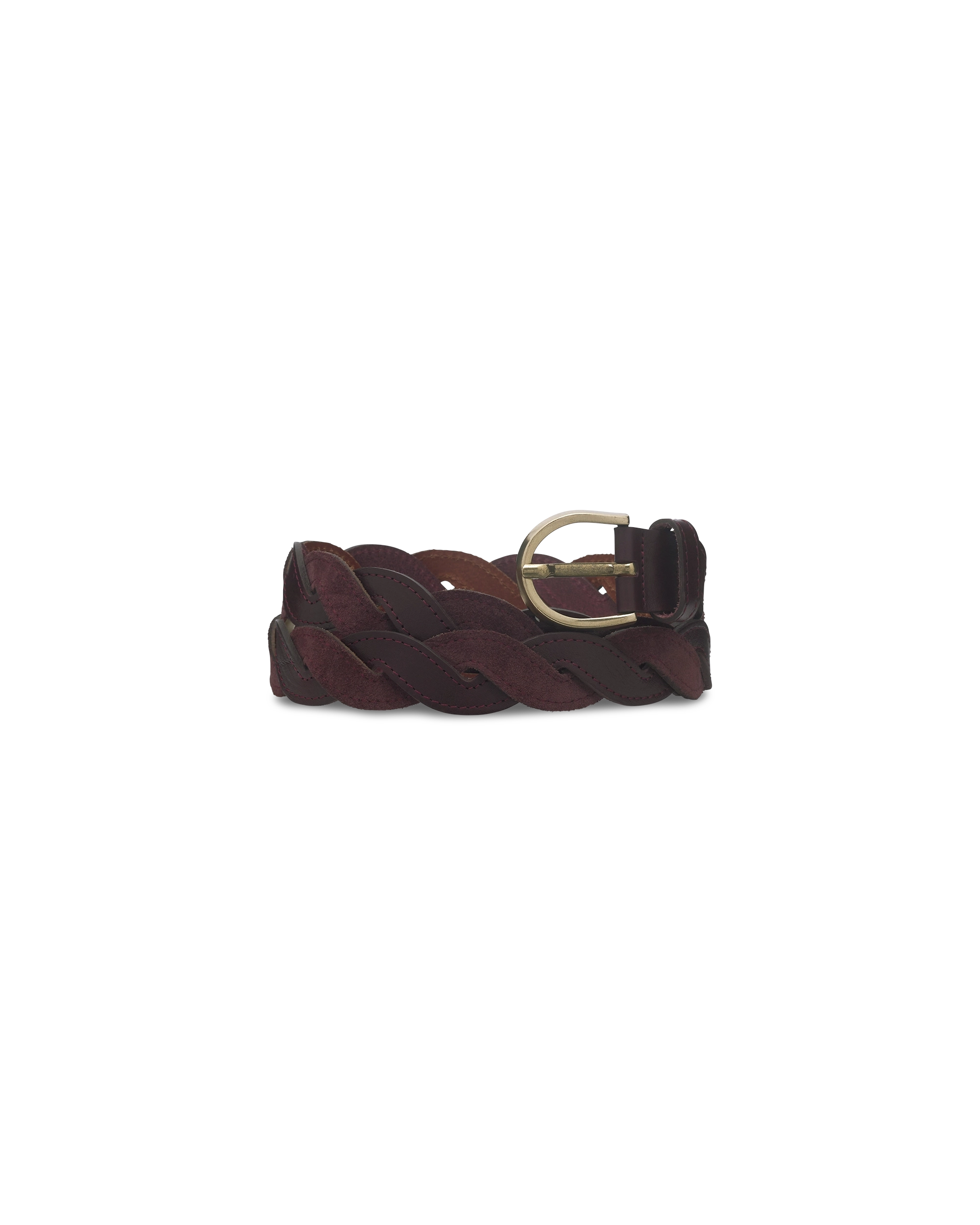Drôle De Monsieur La Ceinture Tresse Gürtel bordeaux