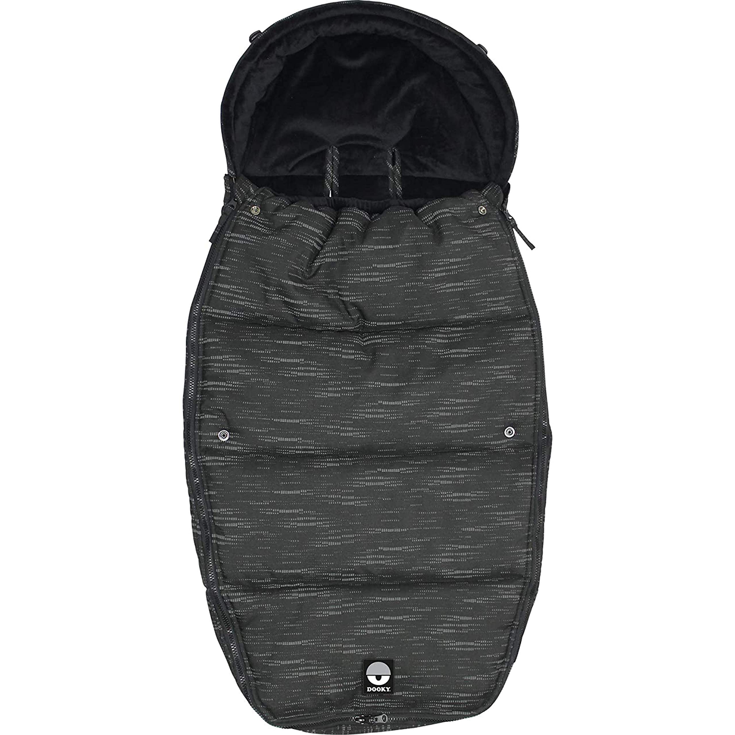 Dooky Matrix Large Fußsack Grau 98 x 50 cm Winter
