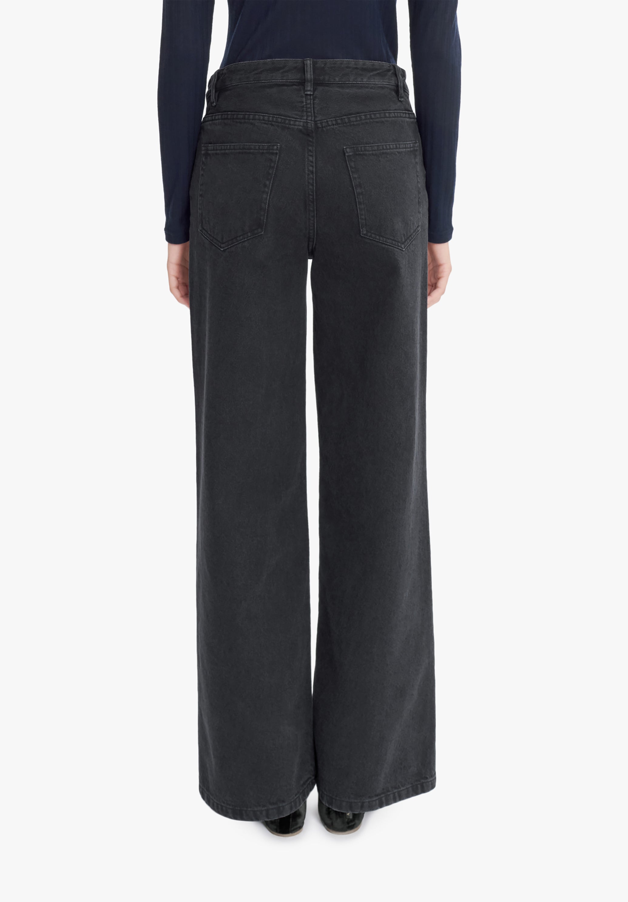 A.P.C. Elisabeth Jeans Denim hohe Taille 70er-Schnitt