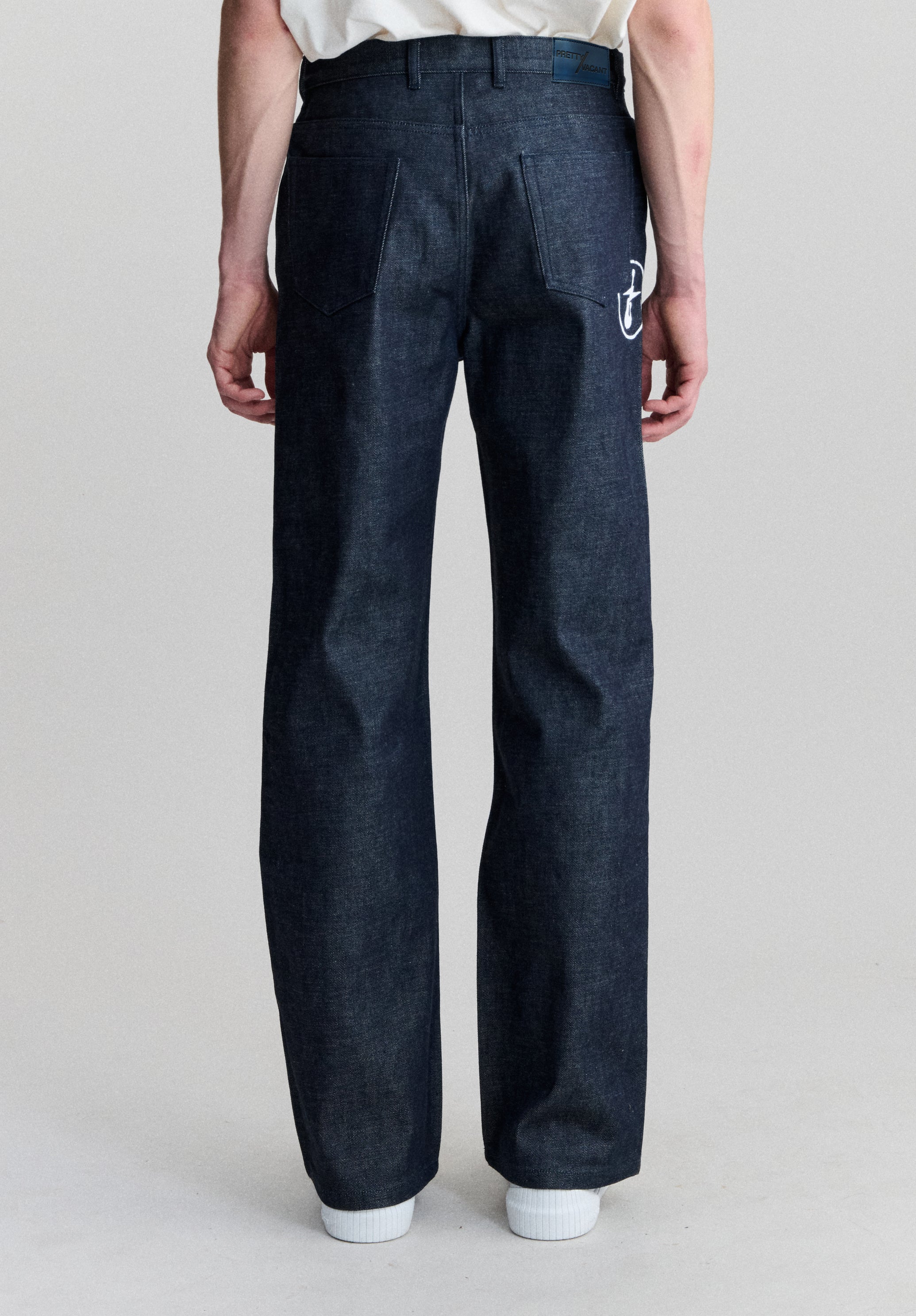 A.P.C. FRGMT. Sally Jeans Raw Denim weit blau