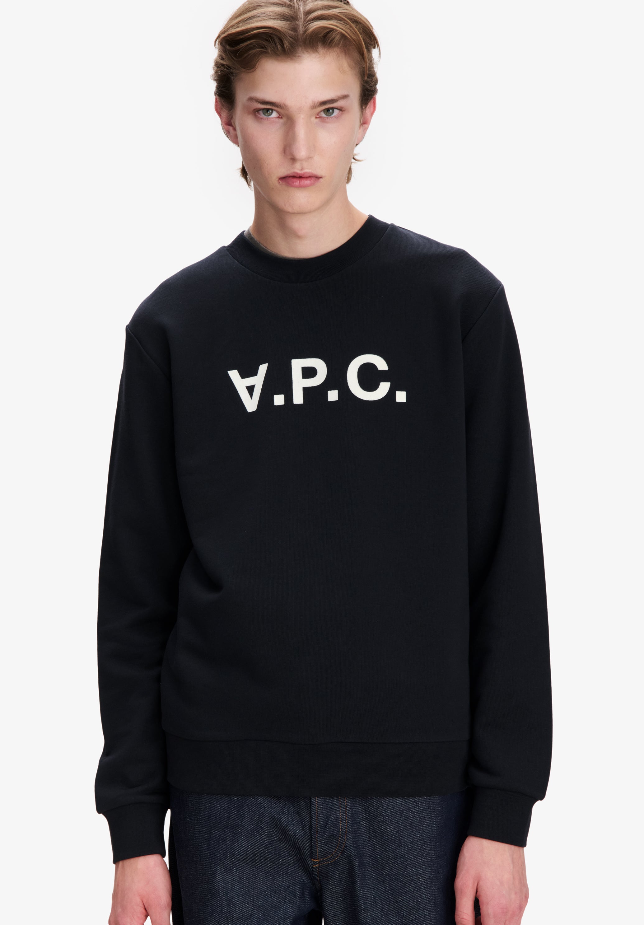 A.P.C. V.P.C. Sweatshirt Schwarz Bio-Baumwolle