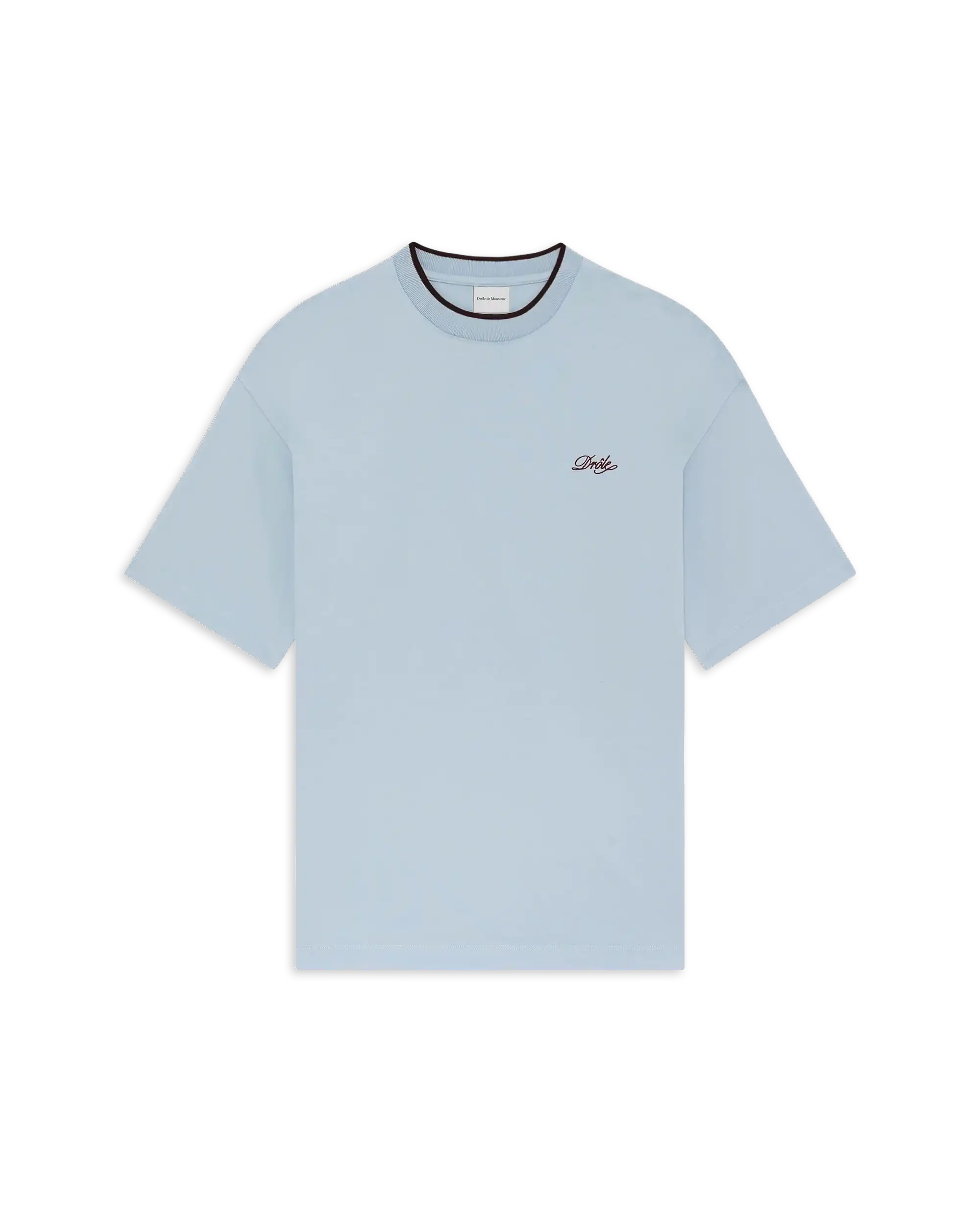 Drôle De Monsieur T-Shirt Drôle Belissima T-Shirt hellblau Baumwolle