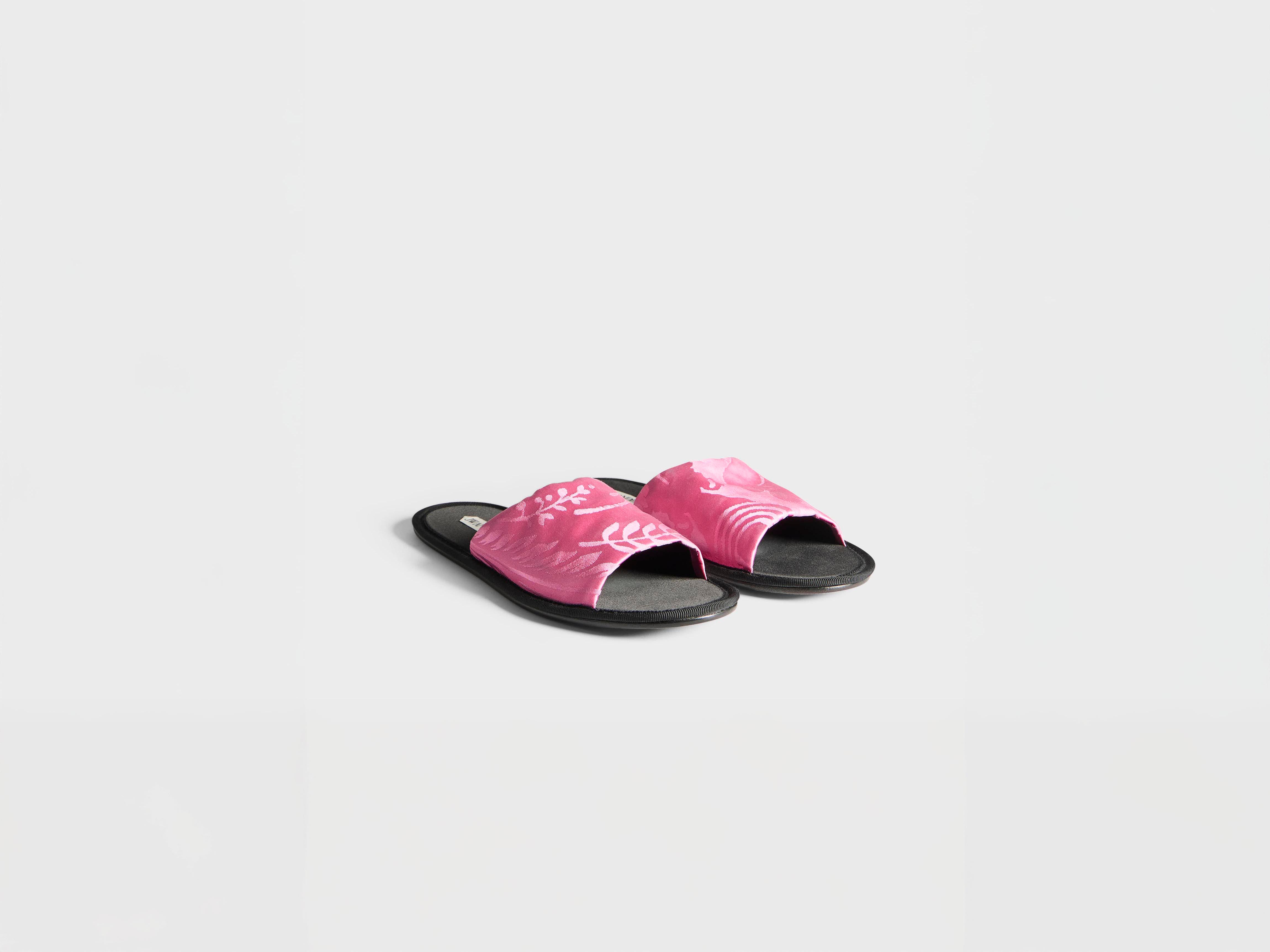 J.W.Anderson Open Toe Slides Pantoletten Camellia Rosa