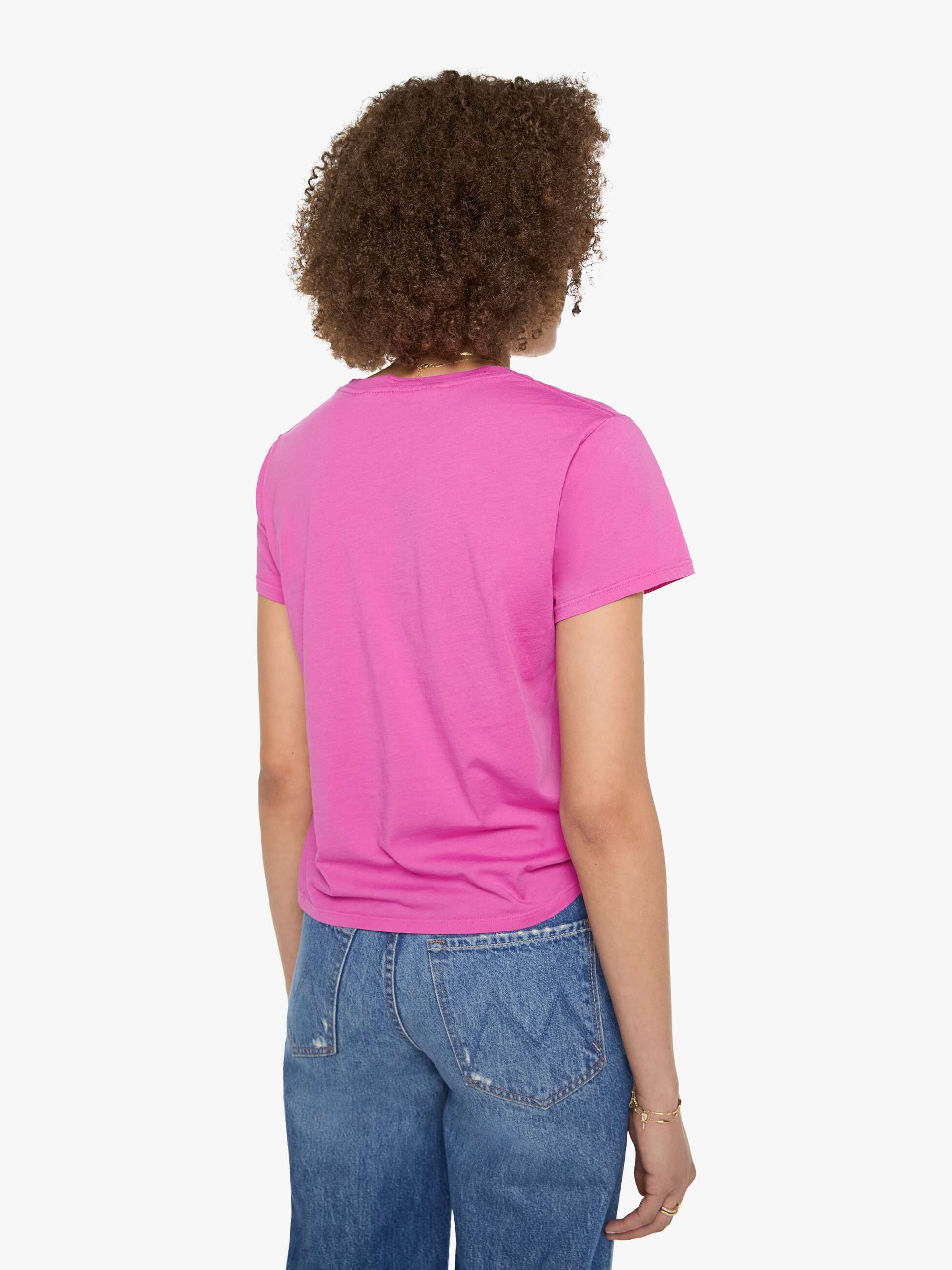 Mother Lil Goodie Goodie T-Shirt Pink Supima