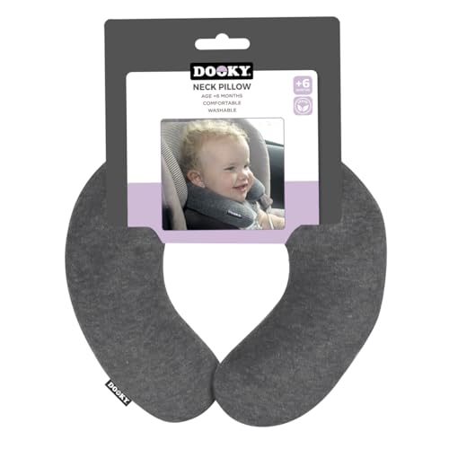 DOOKY Travel Dark Grey Nackenkissen Memory Foam