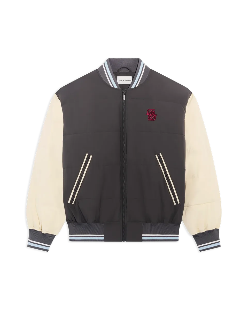 Drôle De Monsieur Horses Puffer Jacke Grau Polyester