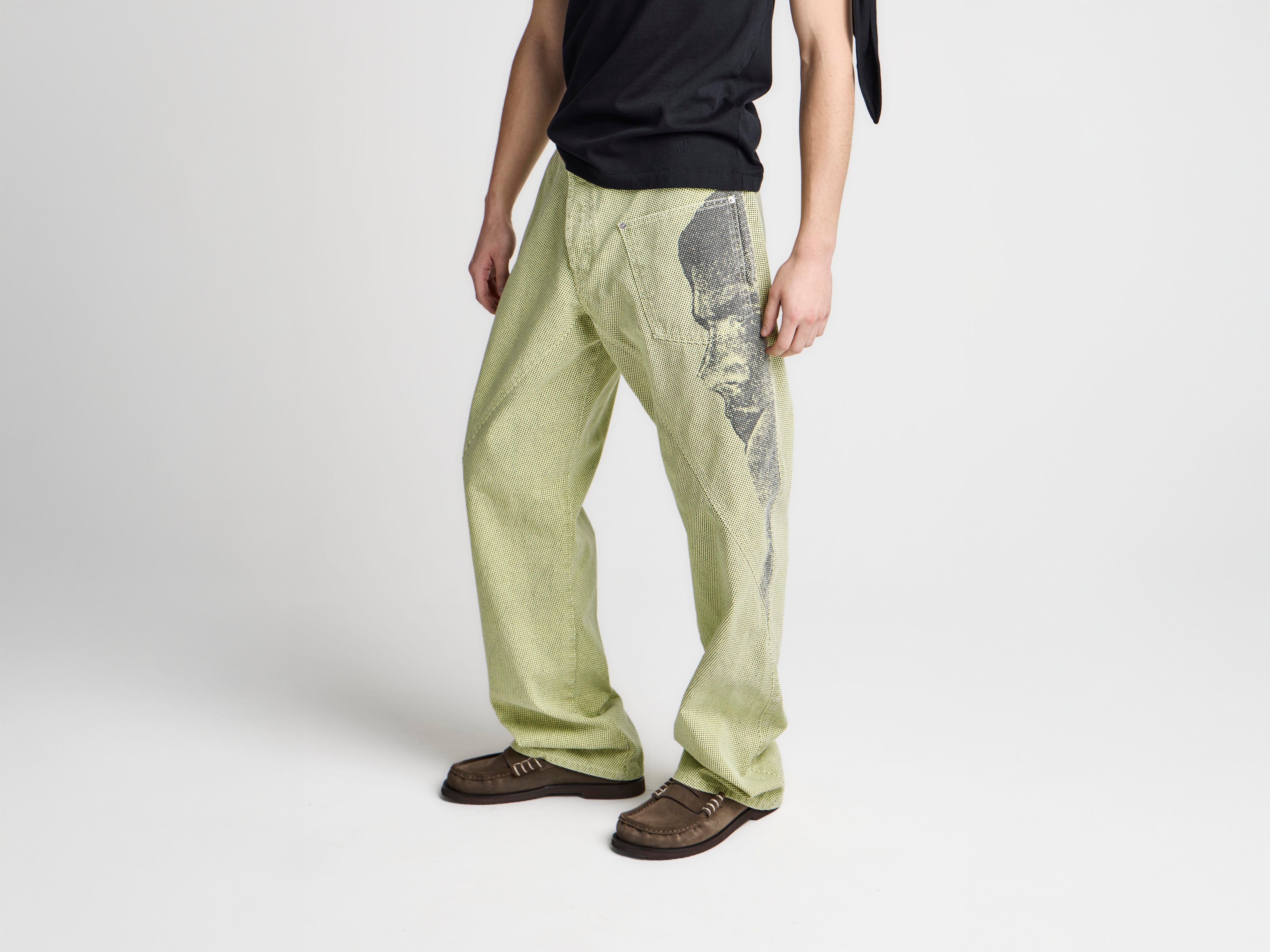 J.W.Anderson Twisted Workwear Jeans Gelb