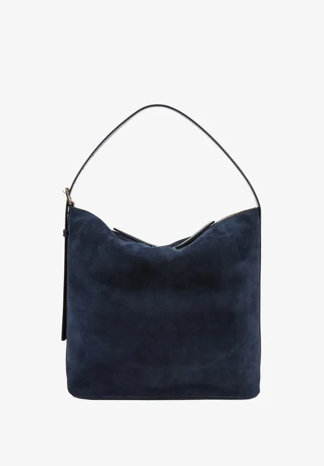 A.P.C. Vera Tasche Leder TU blau Wildleder