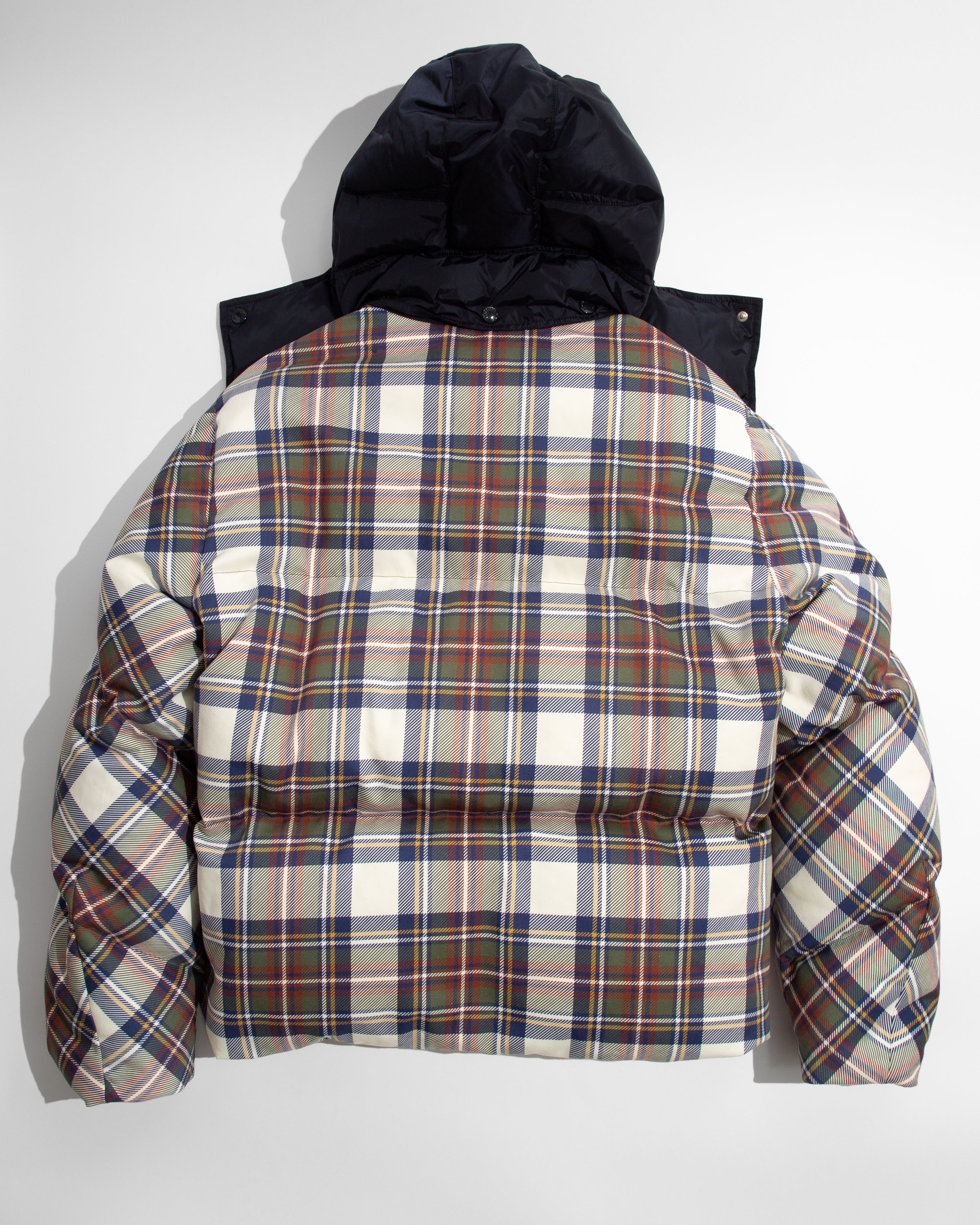 J.W.Anderson x Moncler Plaid Pufferjacke Herren Multi