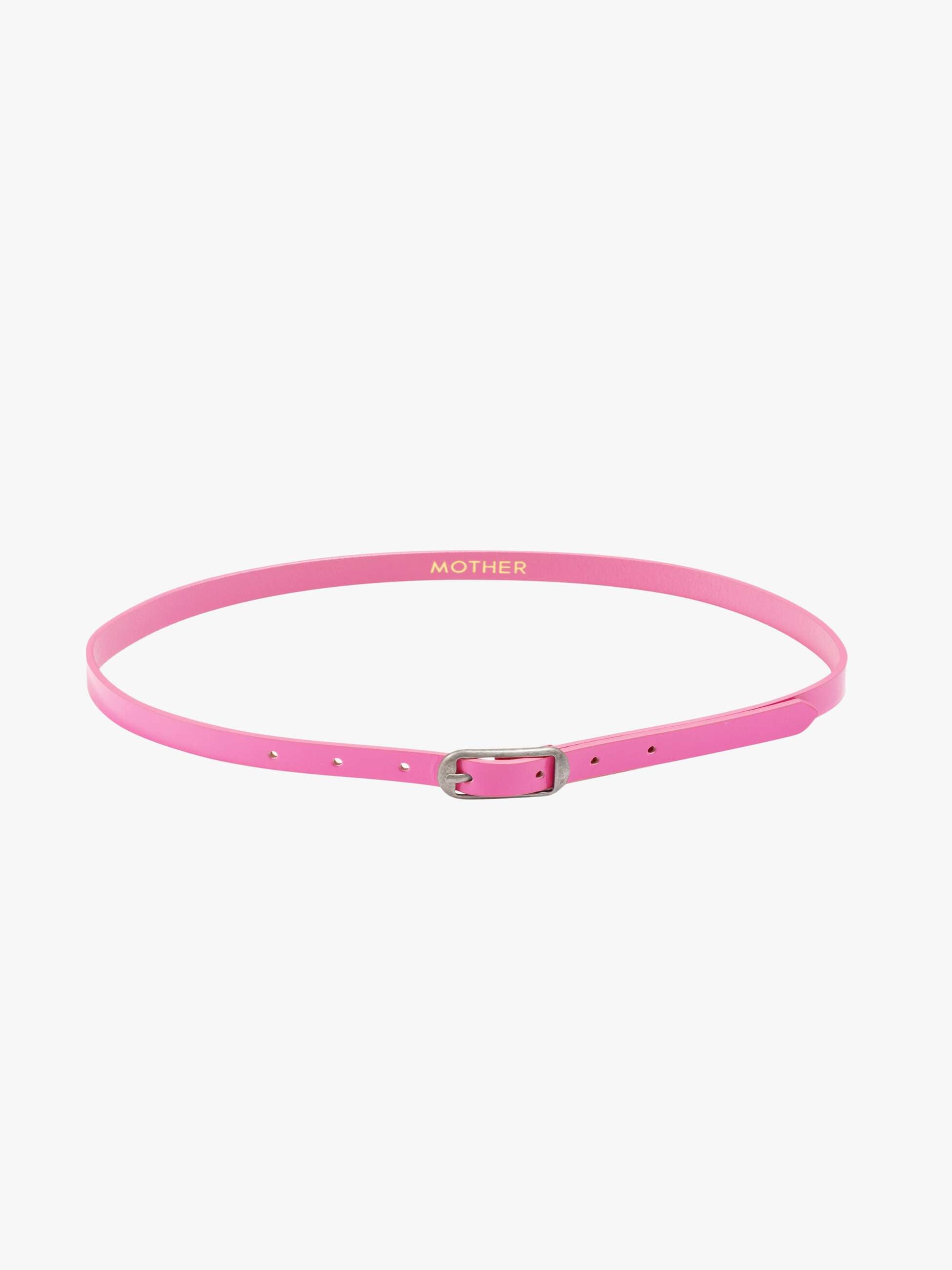 Mother The Patent Leather Belt Gürtel Rosa Frosting