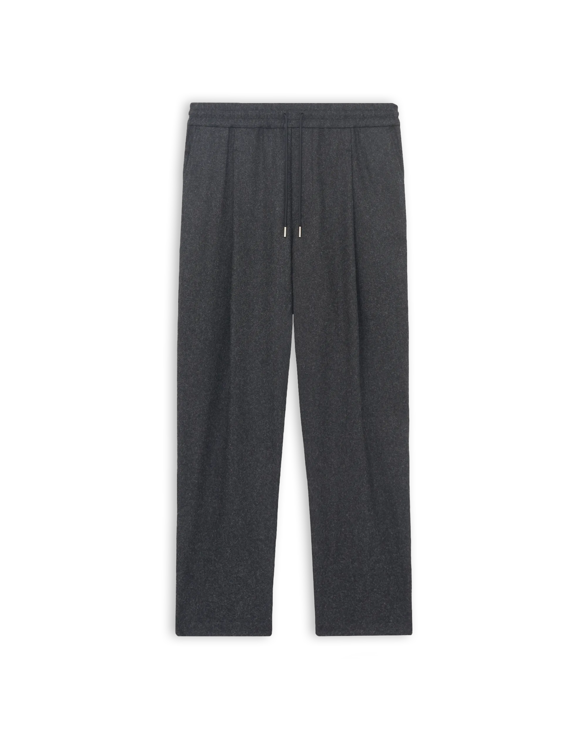 Drôle De Monsieur Le Pantalon Cropped Flanelle Hose Dunkelgrau