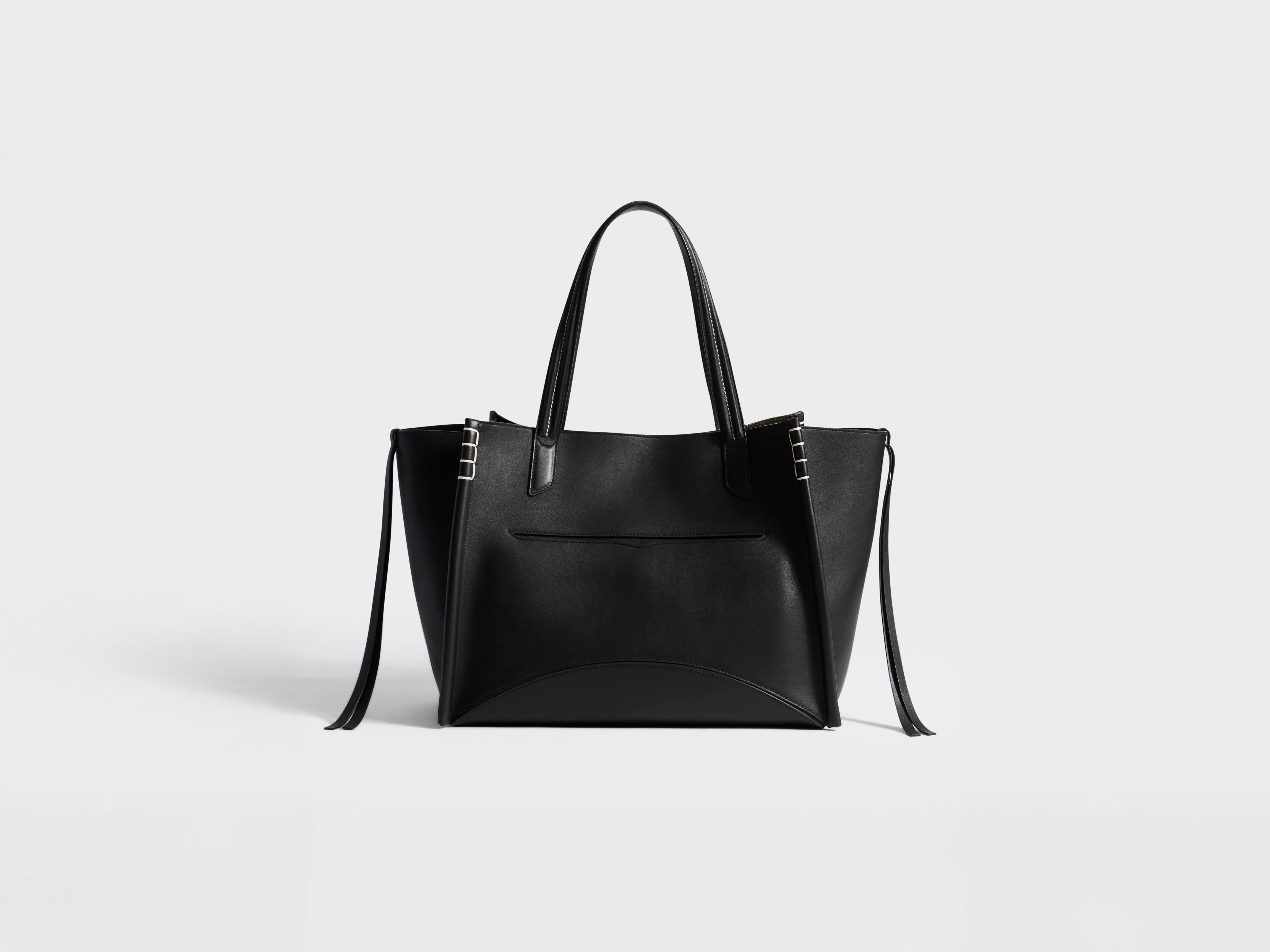 J.W.Anderson Loafer Cabas Tasche Schwarz Leder