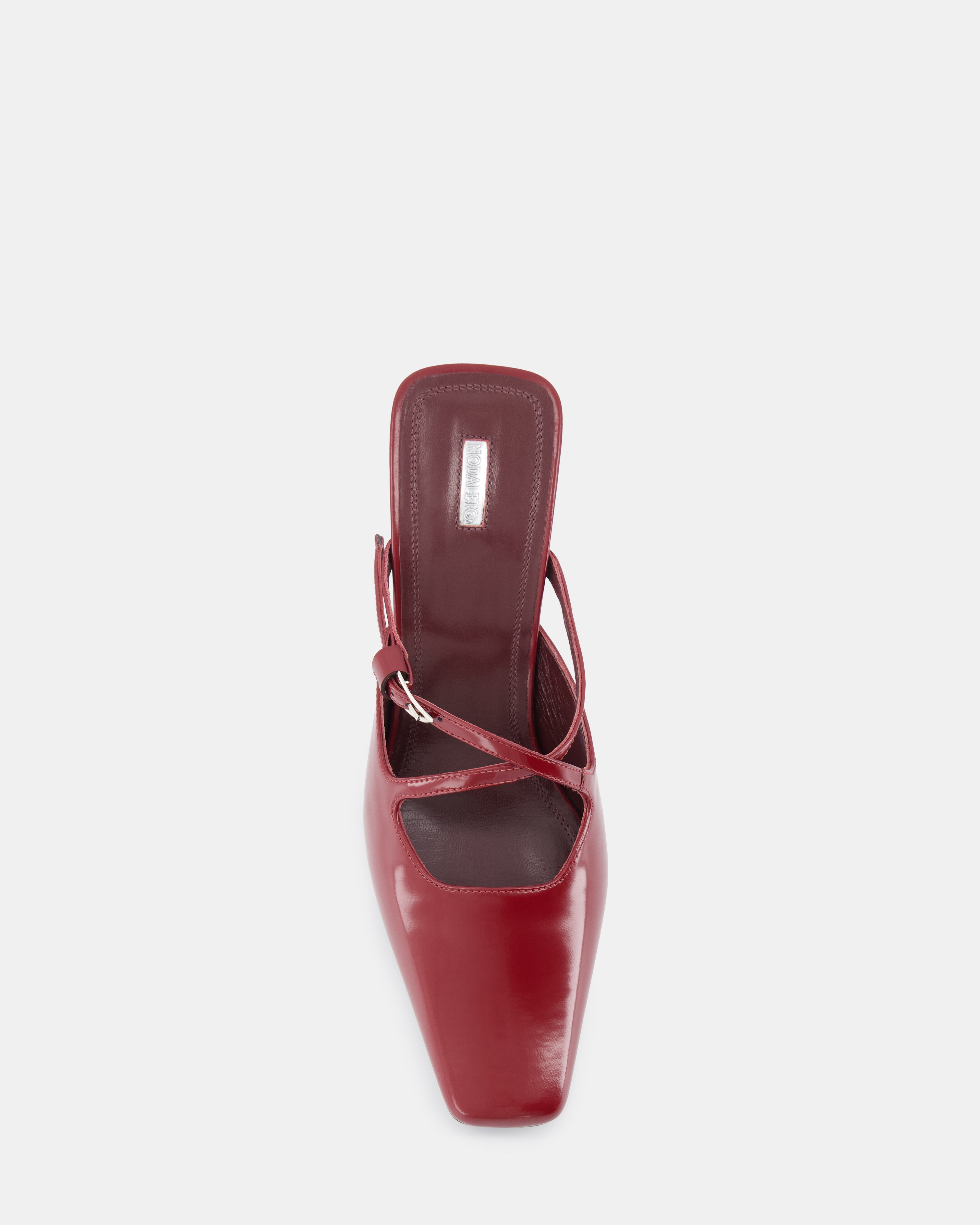 Nodaleto Nodstalgia Grace Mules Bordeaux 85 mm